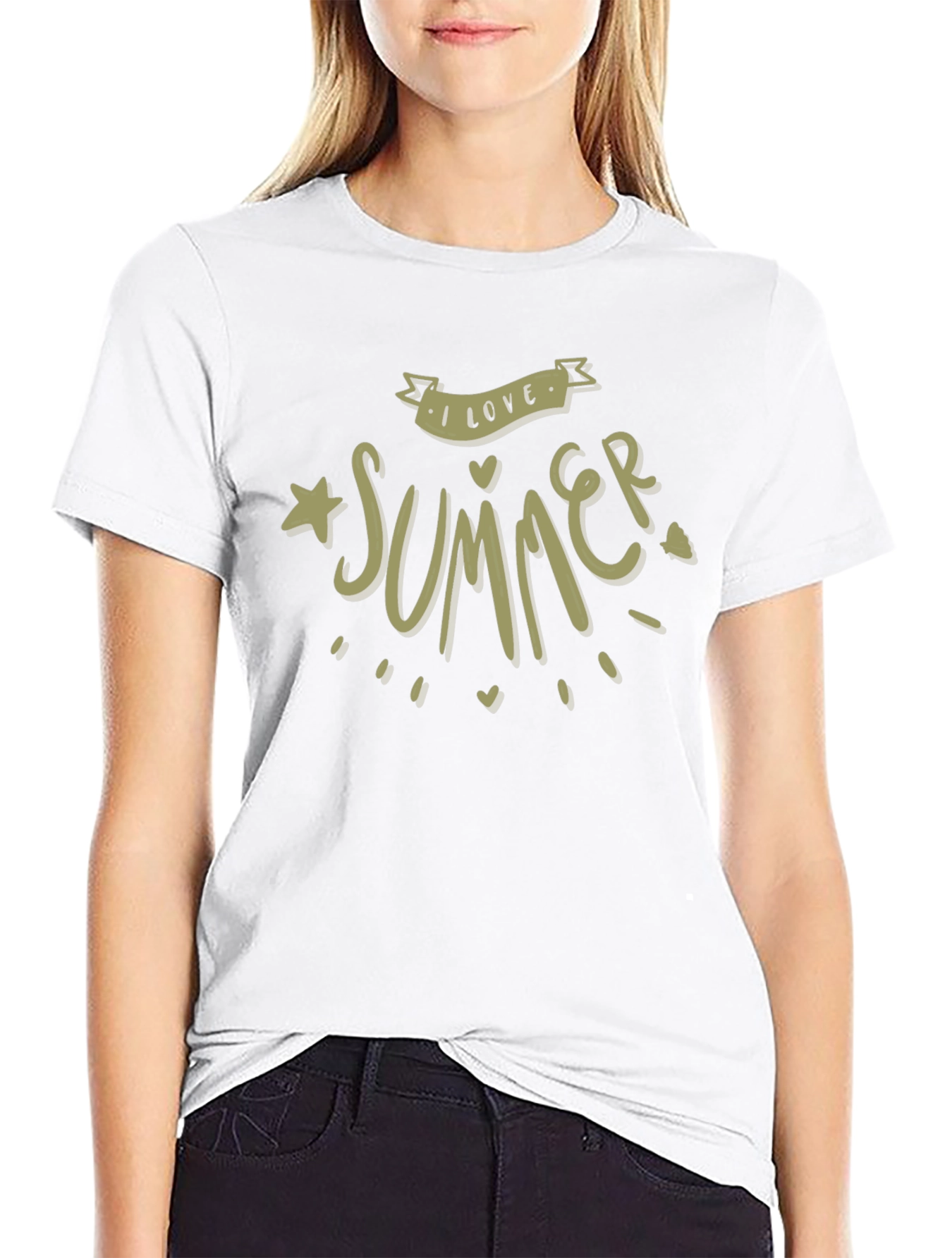 I Love Summer Graphic T-Shirt