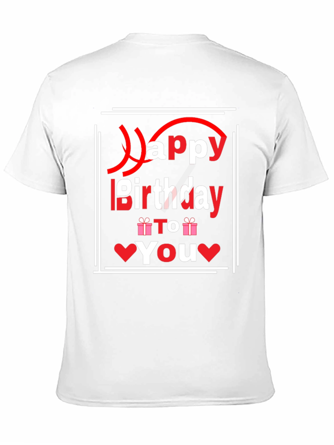 Happy Birthday Graphic T-Shirt - Black