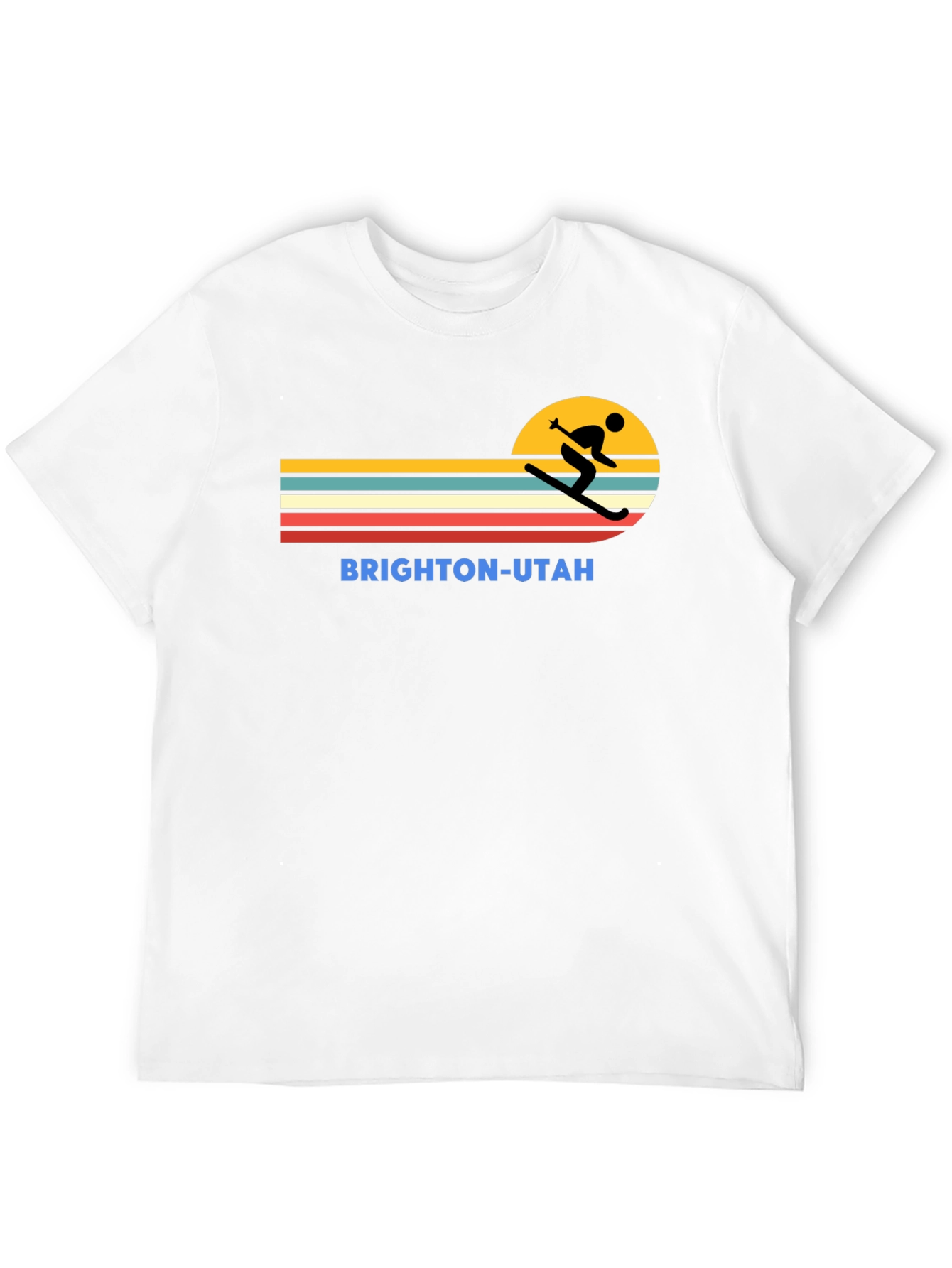 Brighton Utah Retro Ski T-Shirt