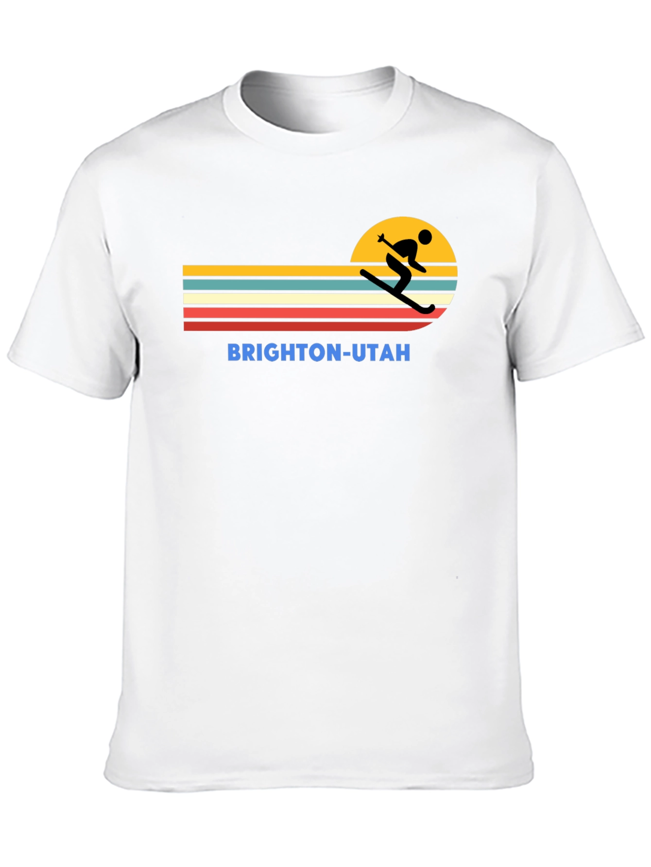 Brighton Utah Retro Ski T-Shirt