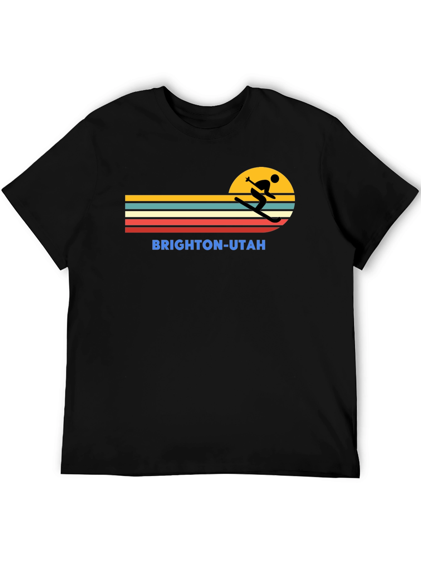 Brighton Utah Retro Ski T-Shirt
