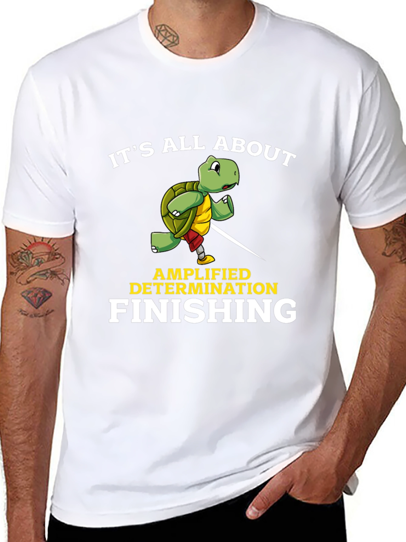Determination Turtle Graphic T-Shirt