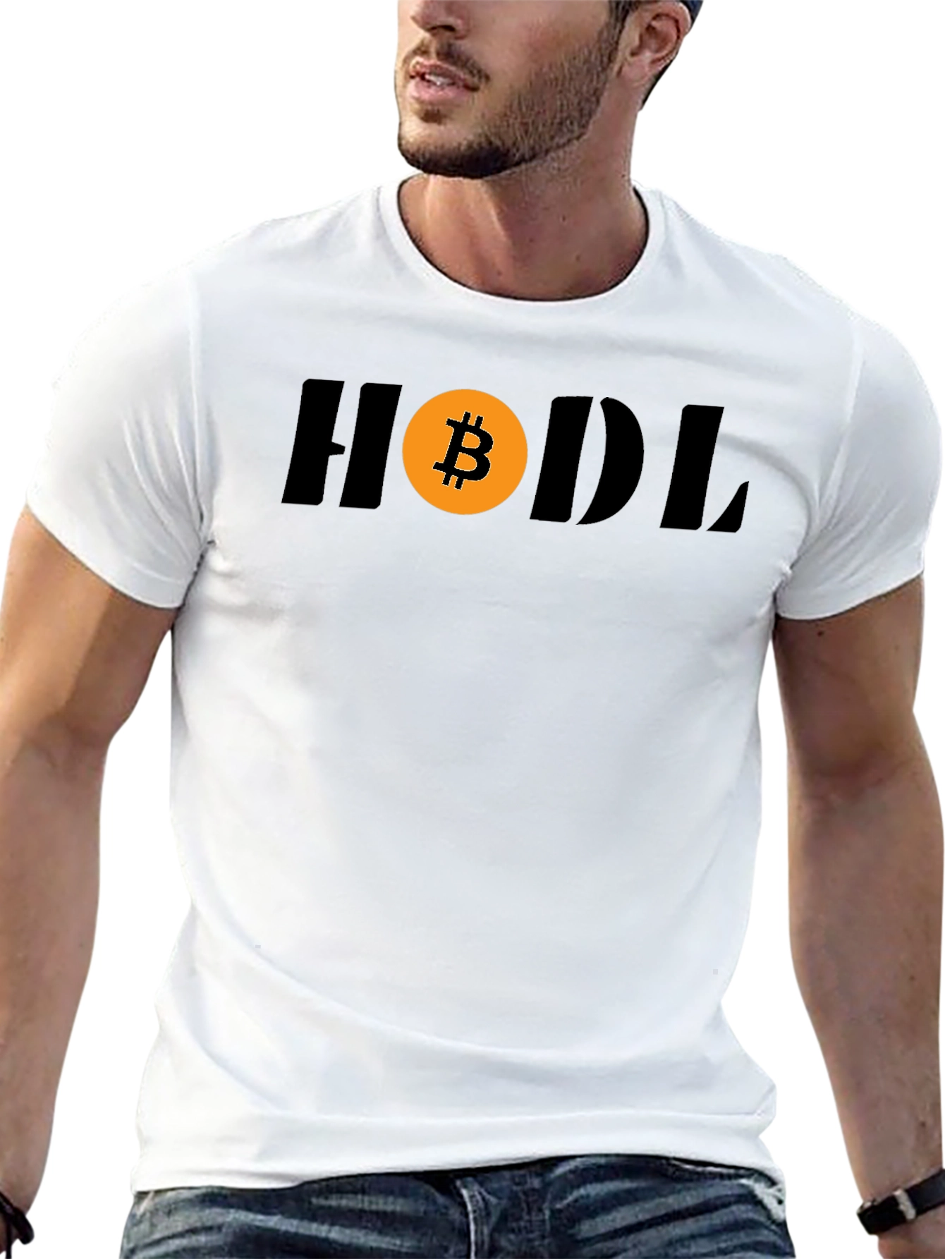 Bitcoin HODL Crypto T-Shirt - Black