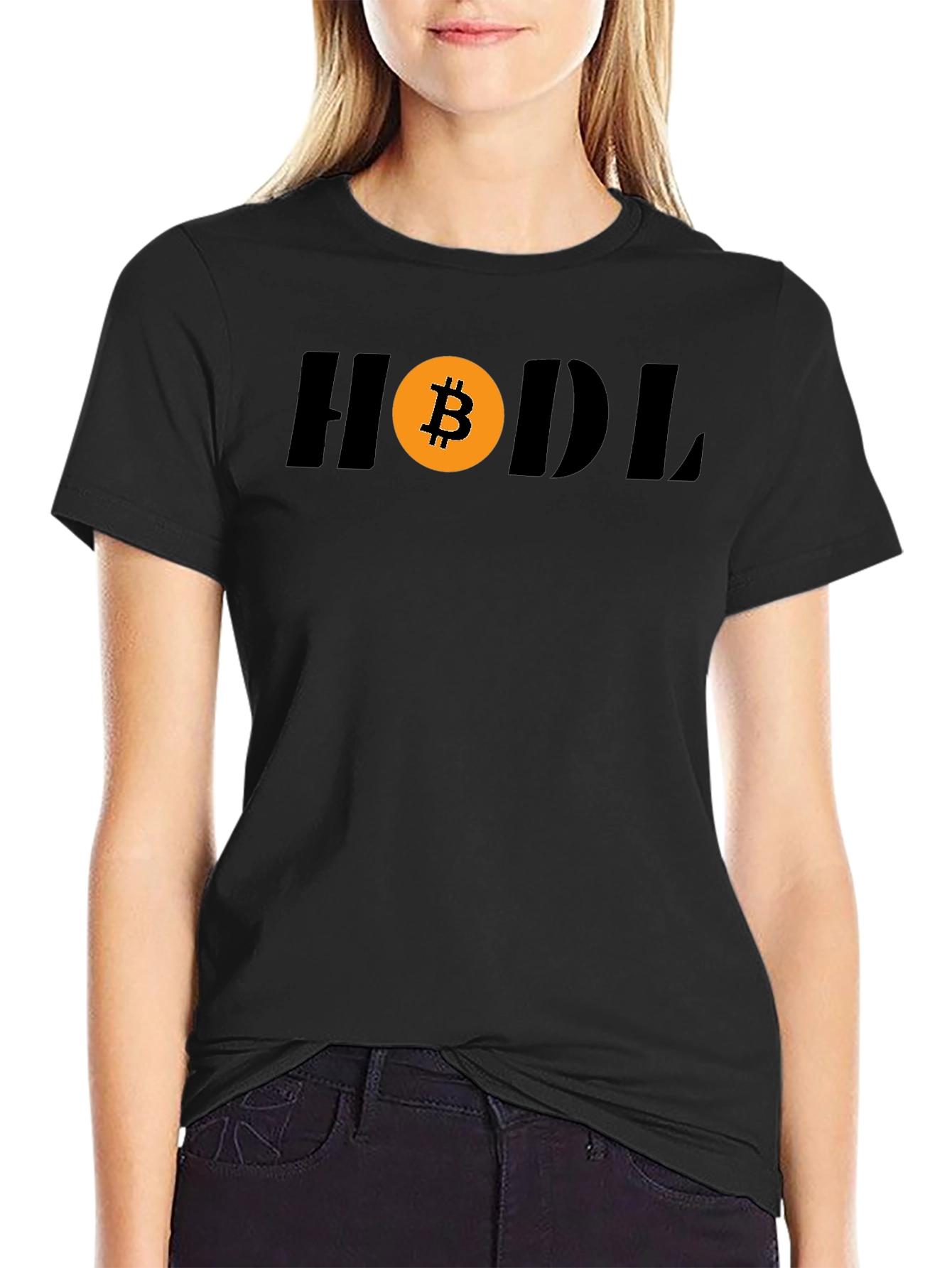 Bitcoin HODL Crypto T-Shirt - Black