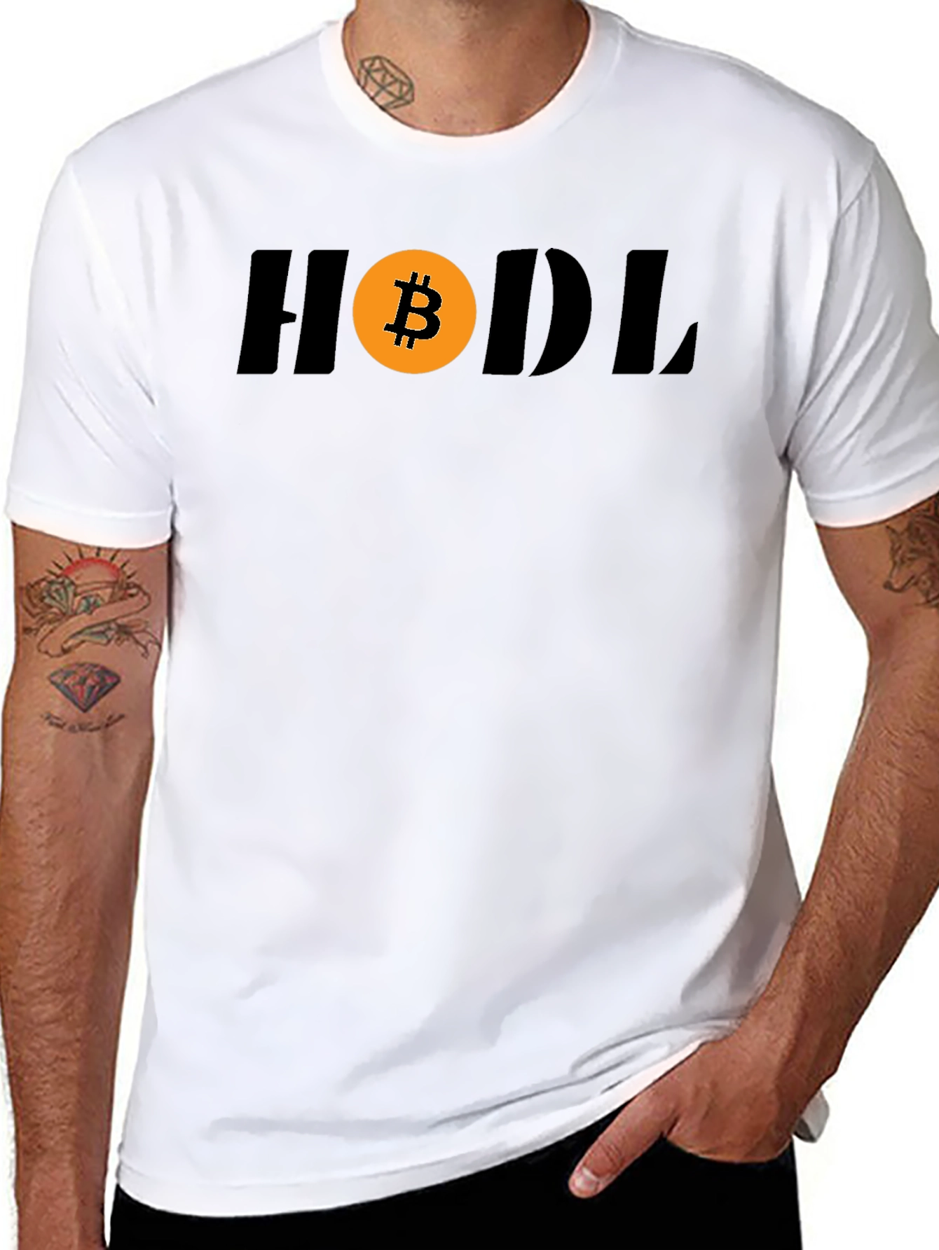Bitcoin HODL Crypto T-Shirt - Black