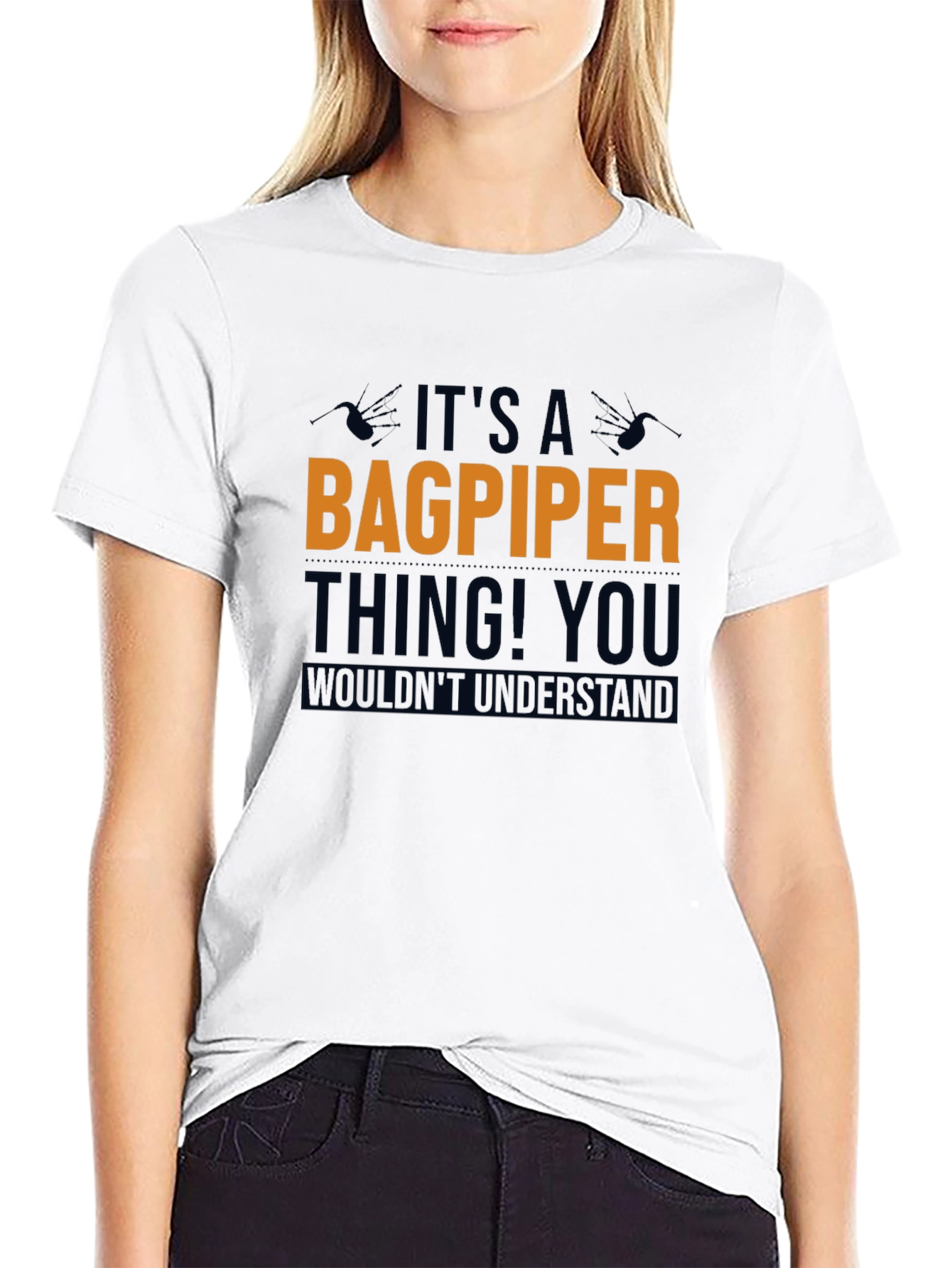 Its a Bagpiper Thing T-Shirt - Black