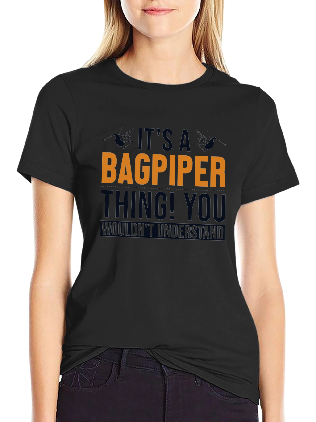 Its a Bagpiper Thing T-Shirt - Black