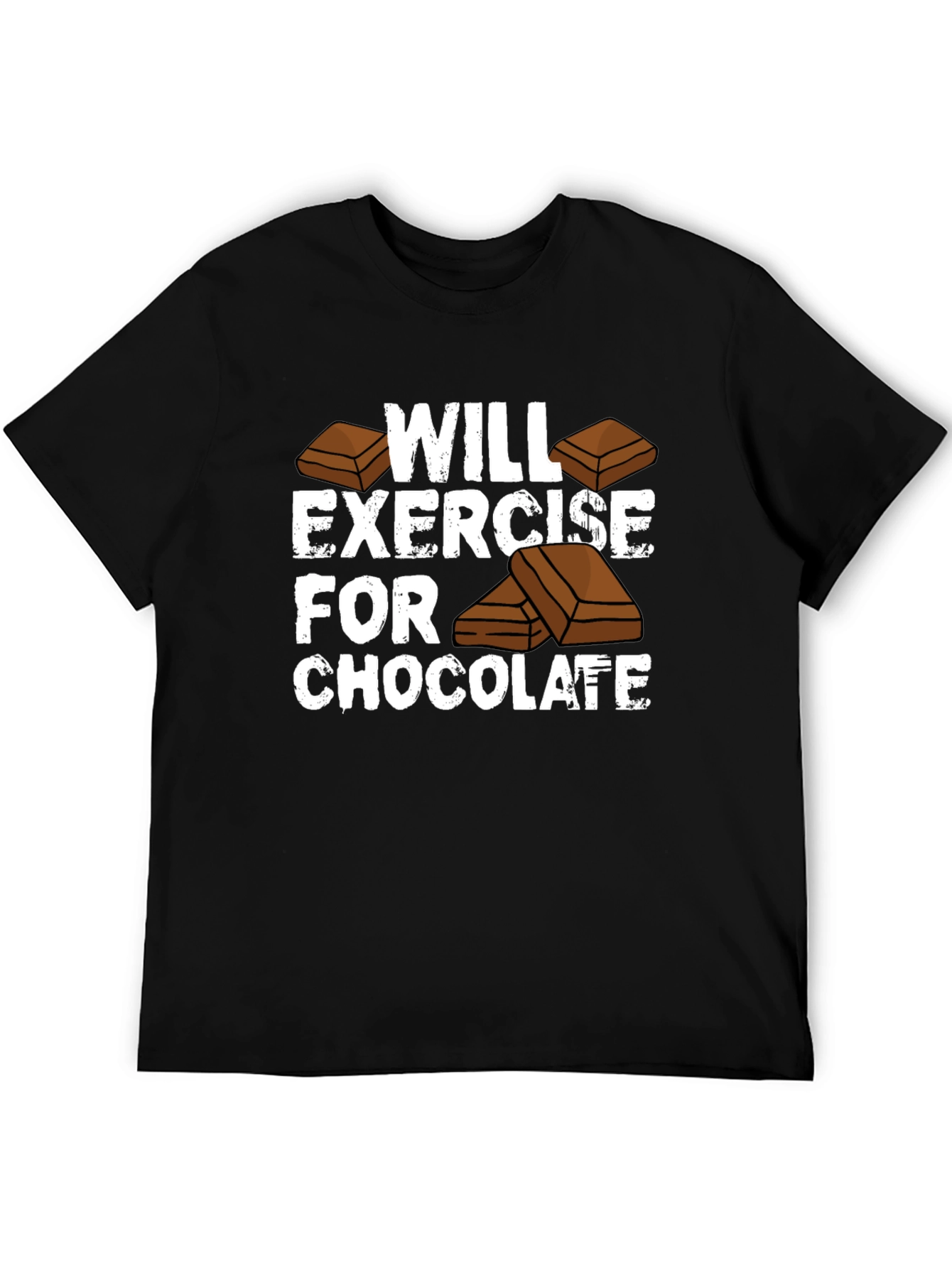Will Exercise For Chocolate Funny T-Shirt