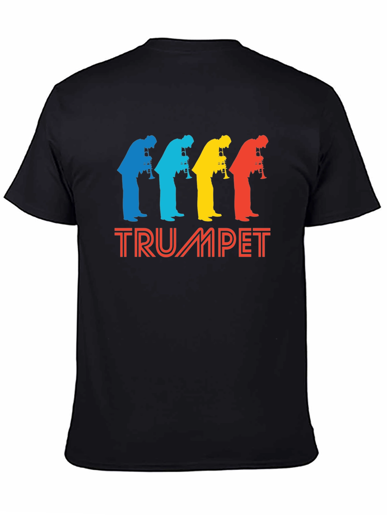 Retro Trumpet Player Graphic Tee - Musicians Style!