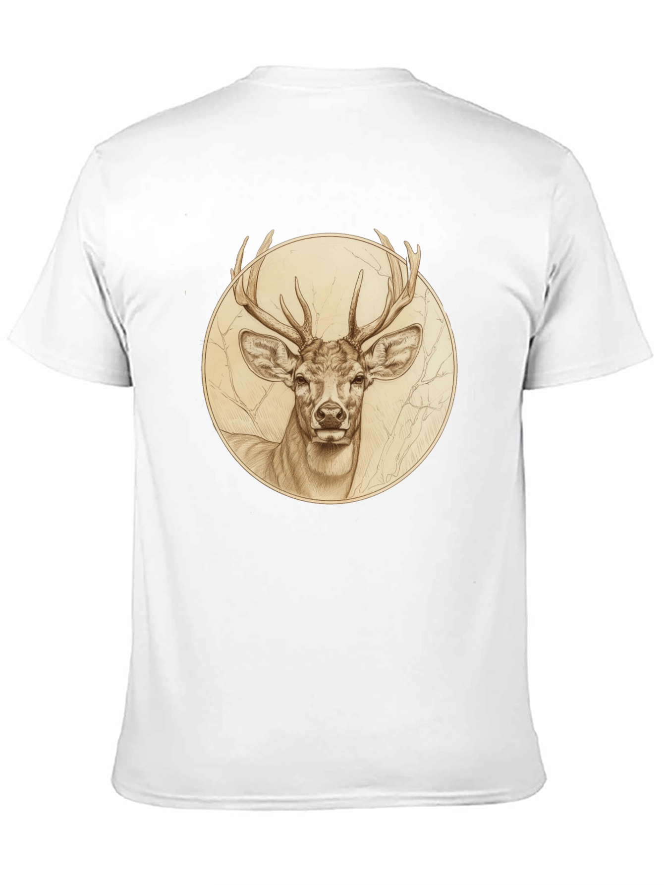 Deer Graphic Tee - Stylish Nature Inspired Design