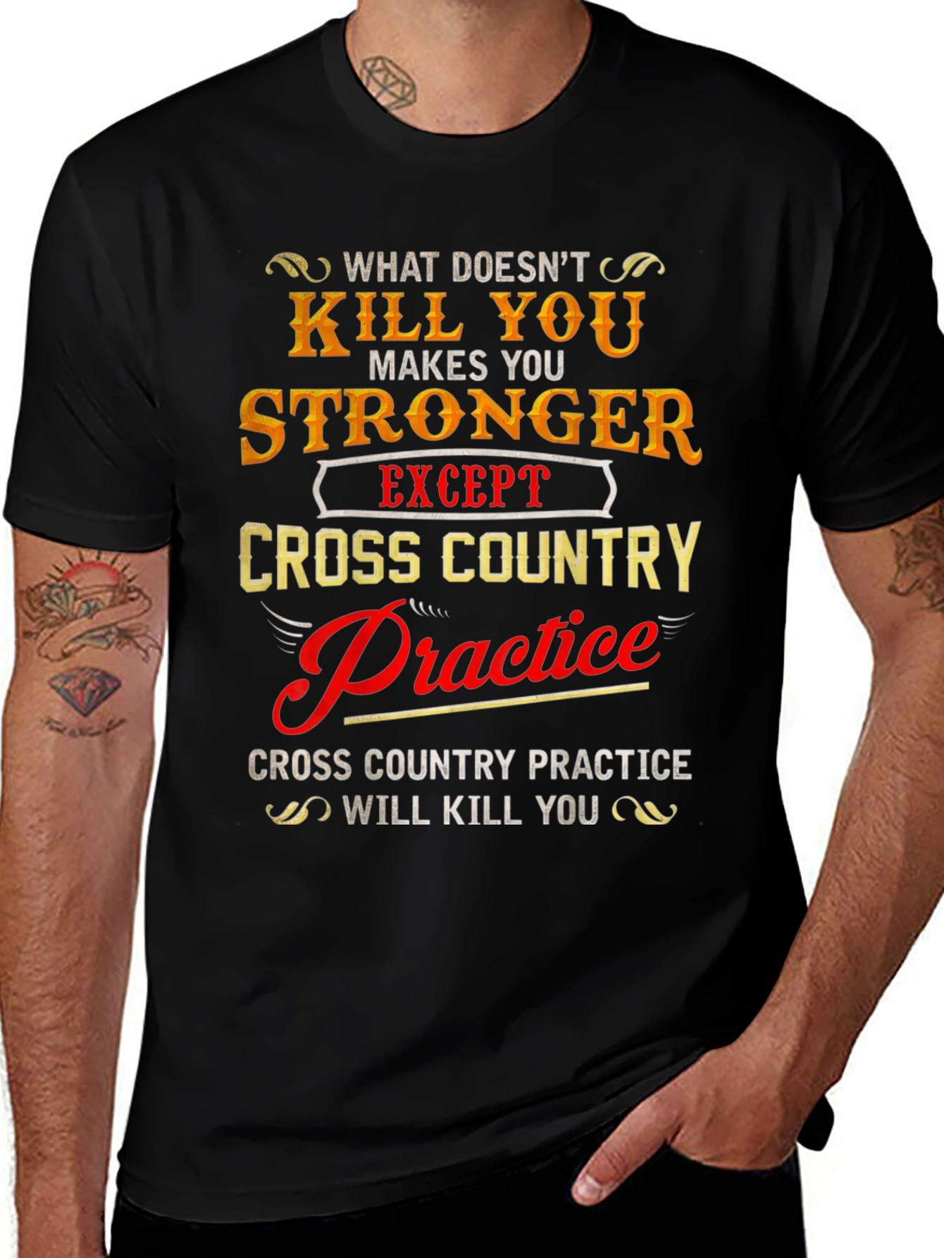 Funny Cross Country Practice T-Shirt