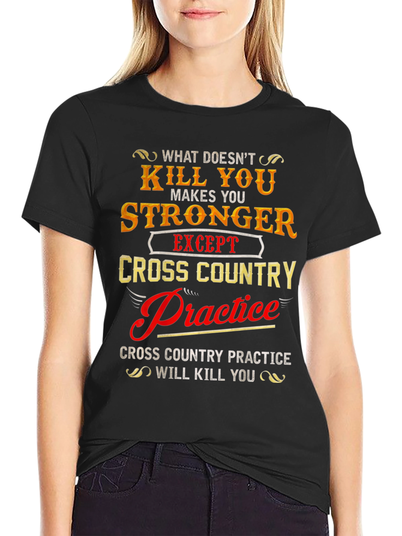 Funny Cross Country Practice T-Shirt