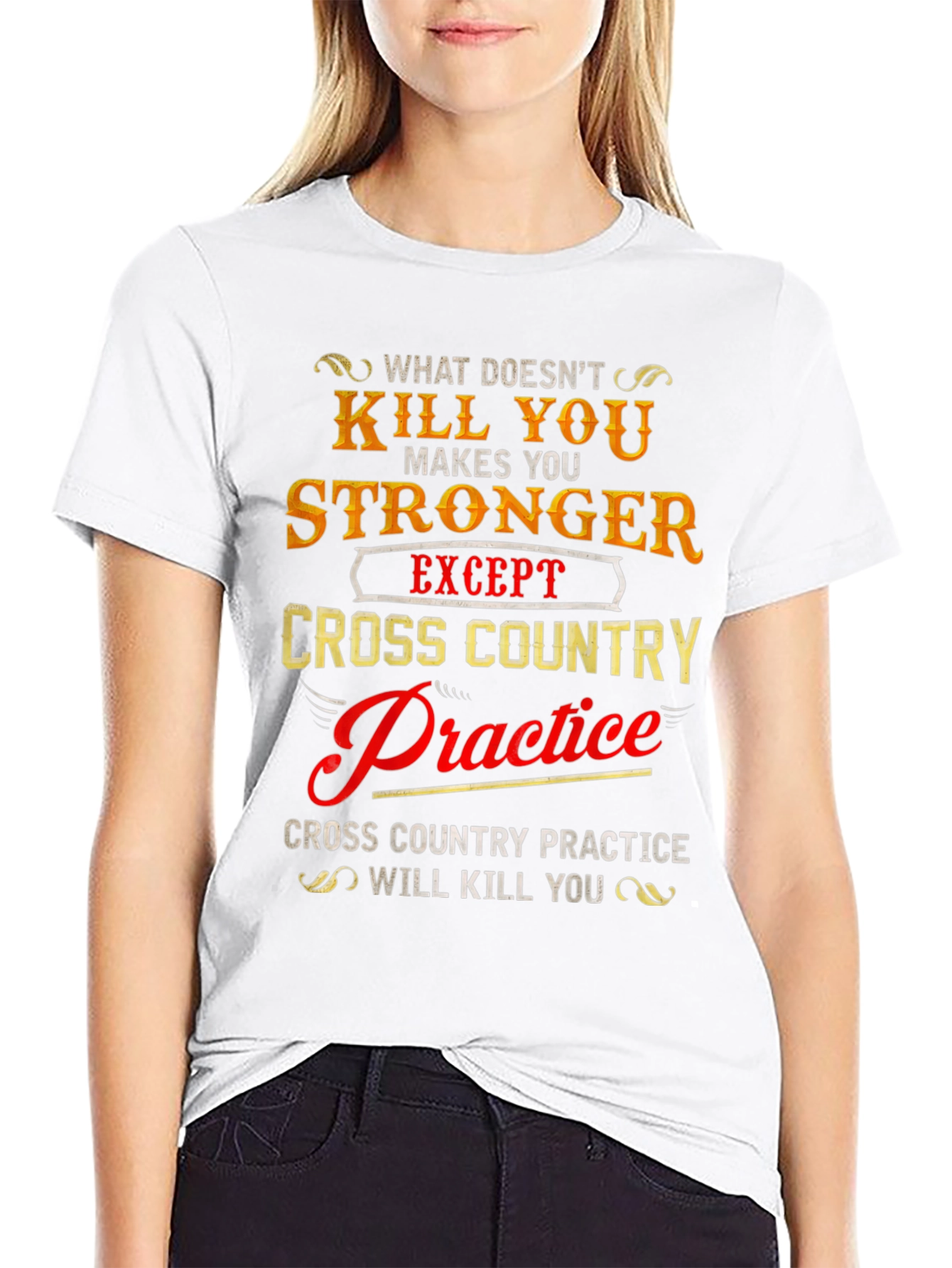 Funny Cross Country Practice T-Shirt
