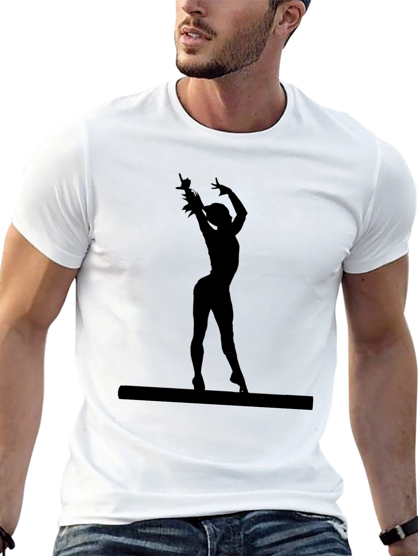 Silhouette Dancer Black T-Shirt