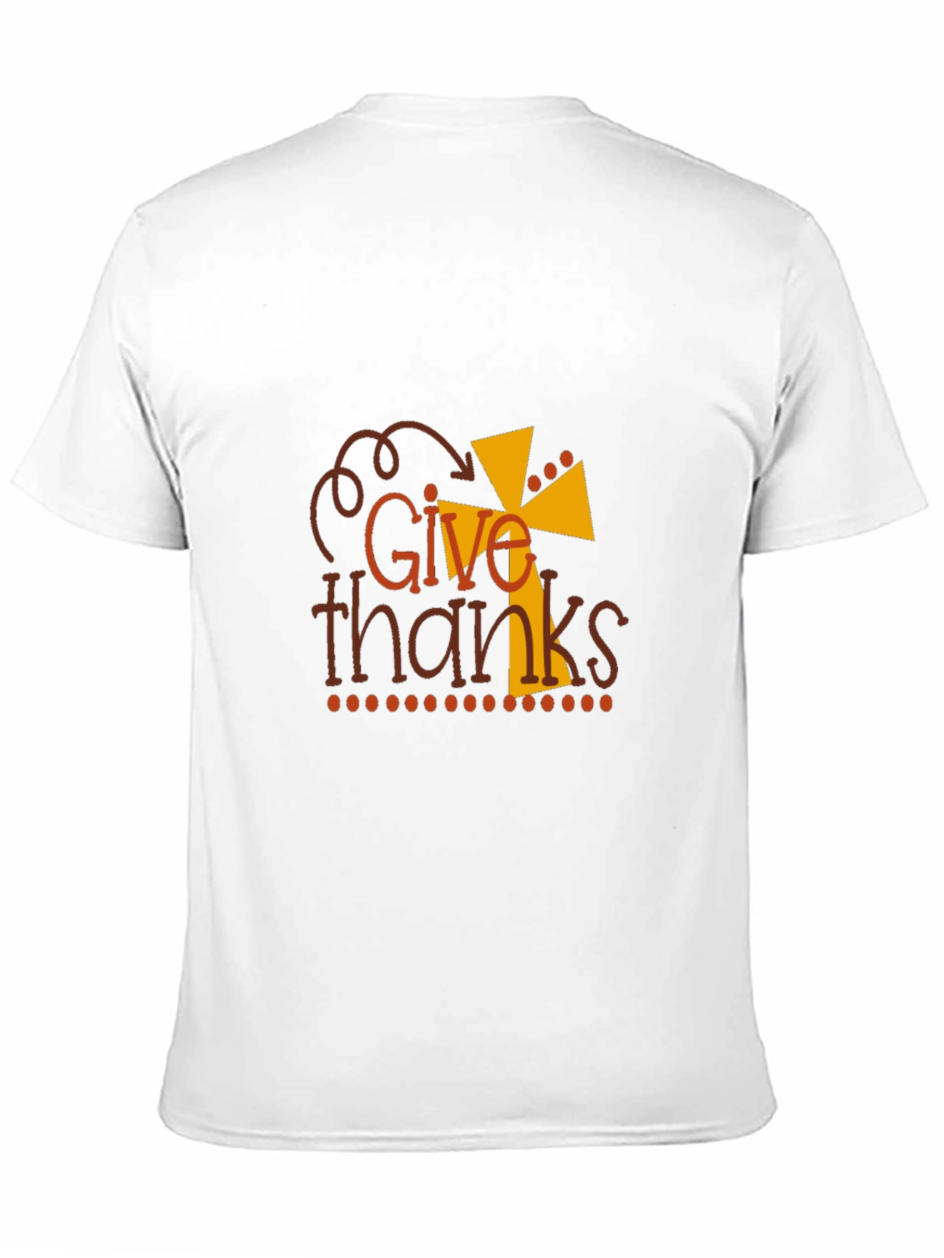 Give Thanks Graphic Tee - Thanksgiving Apparel