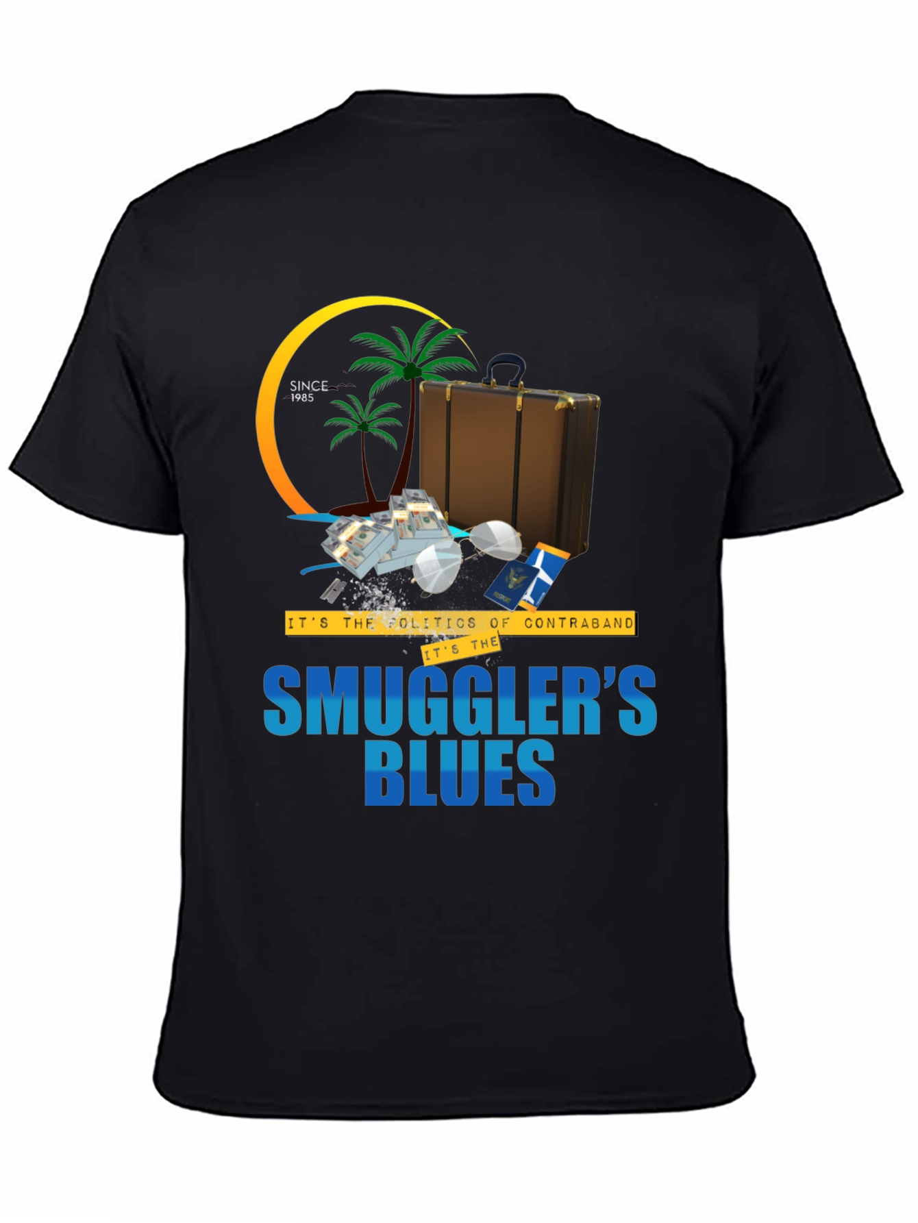 Smugglers Blues T-Shirt - Tropical Contraband Tee