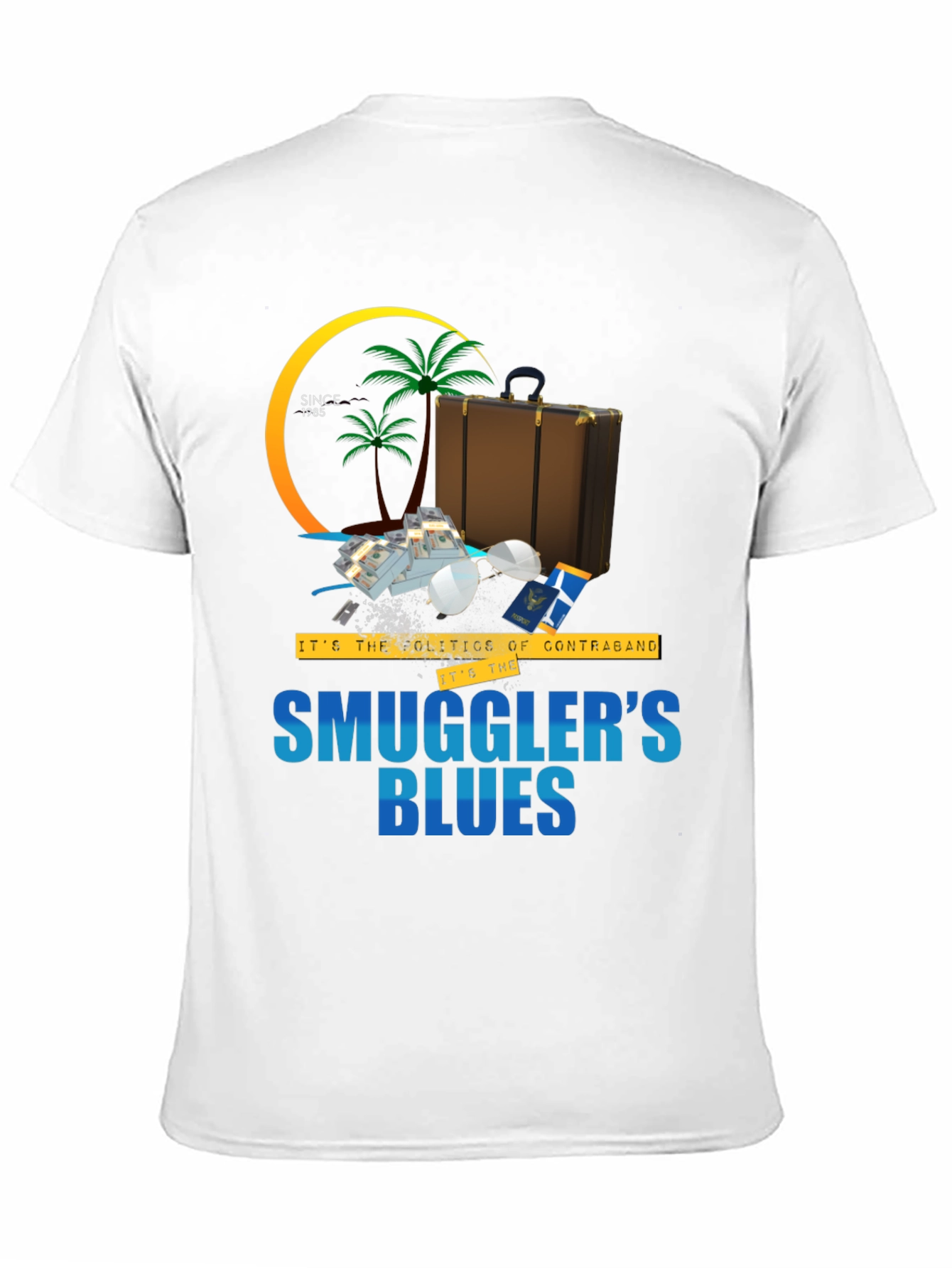 Smugglers Blues T-Shirt - Tropical Contraband Tee