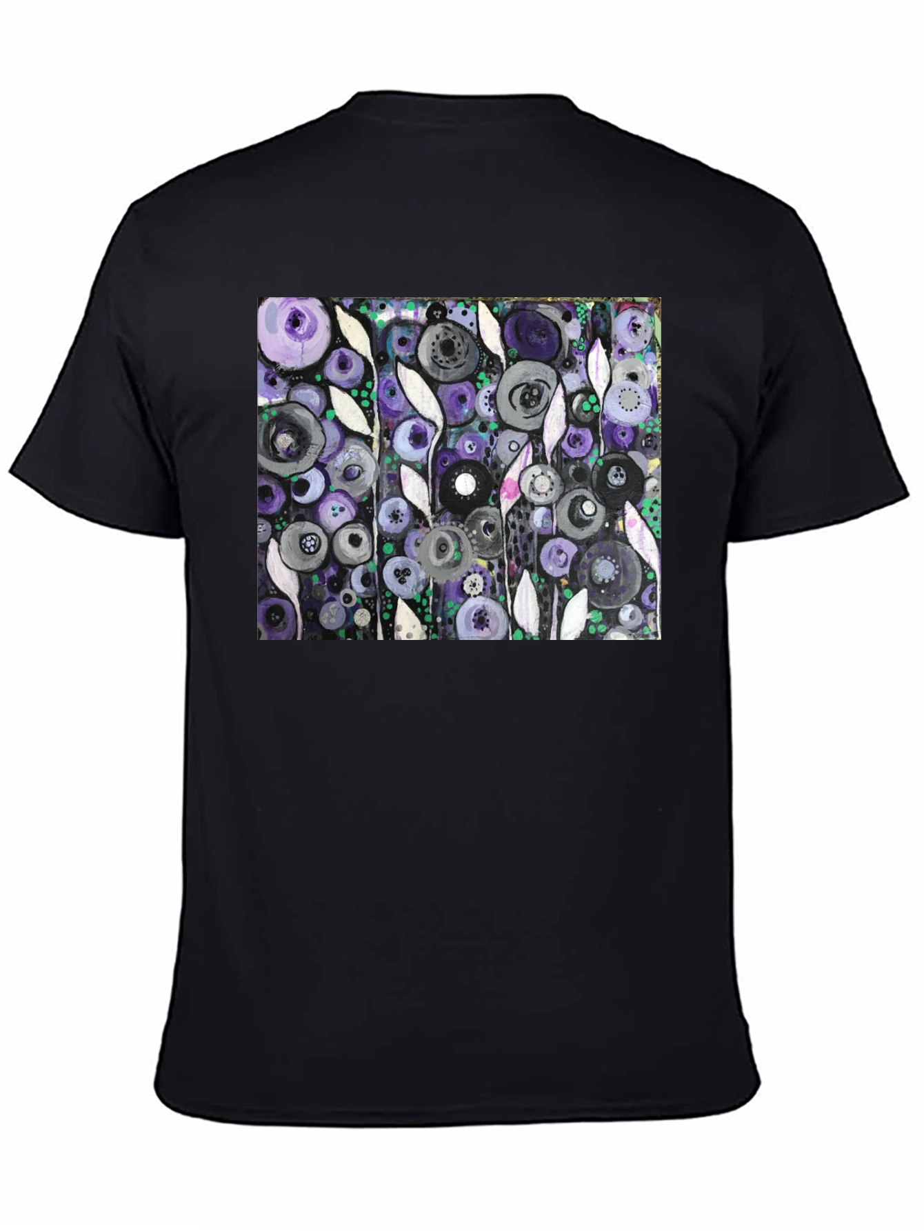 Abstract Floral T-Shirt
