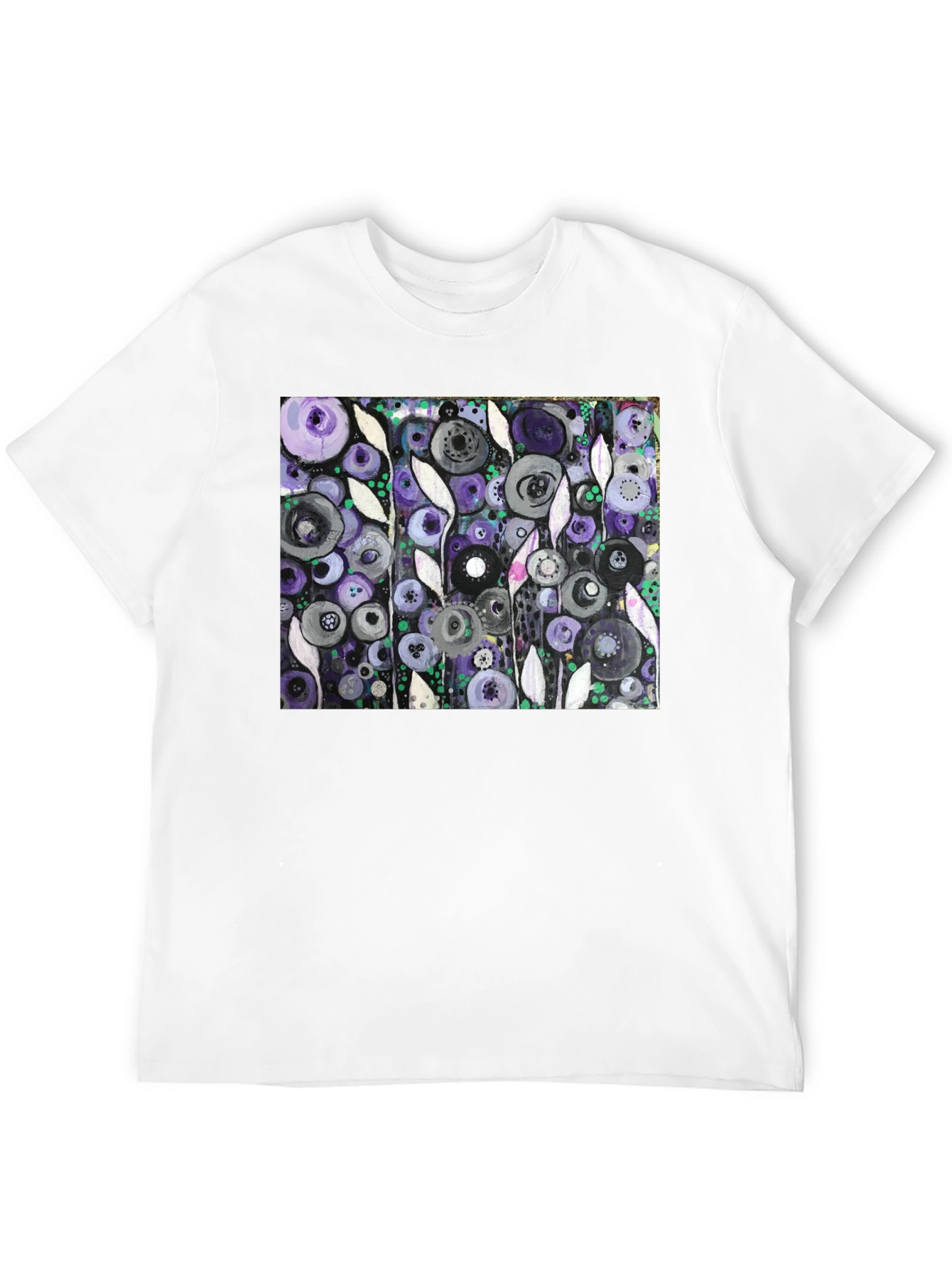 Abstract Floral T-Shirt