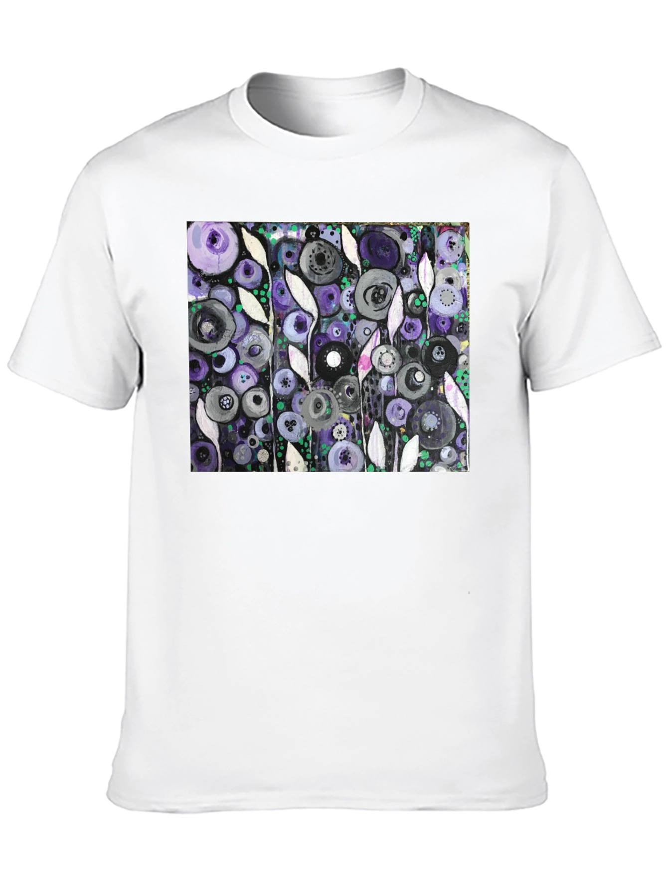 Abstract Floral T-Shirt