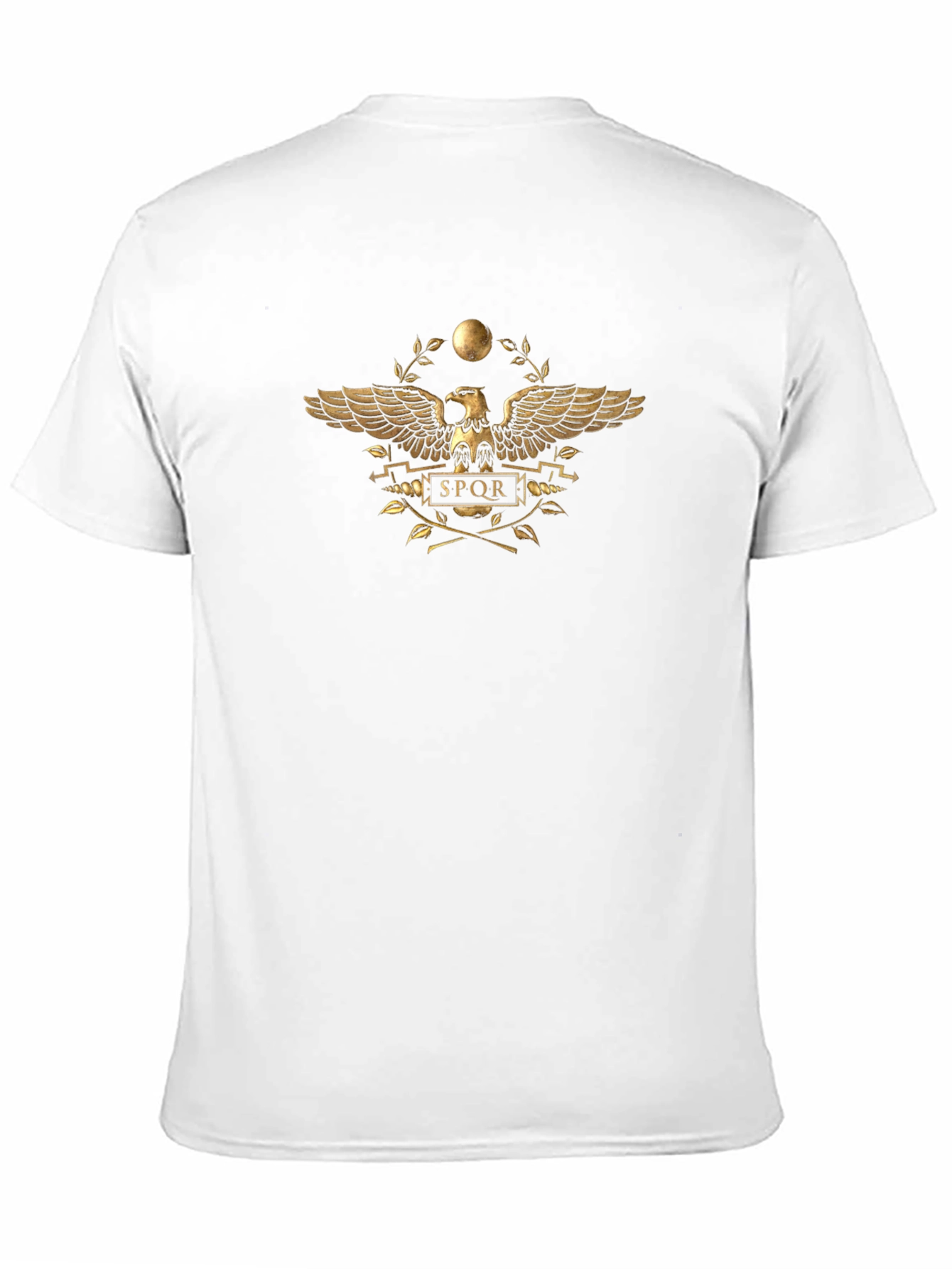 Roman Eagle SPQR Black T-Shirt