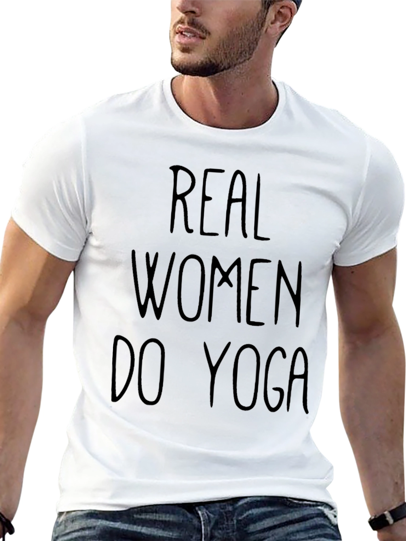 Real Women Do Yoga Graphic T-Shirt