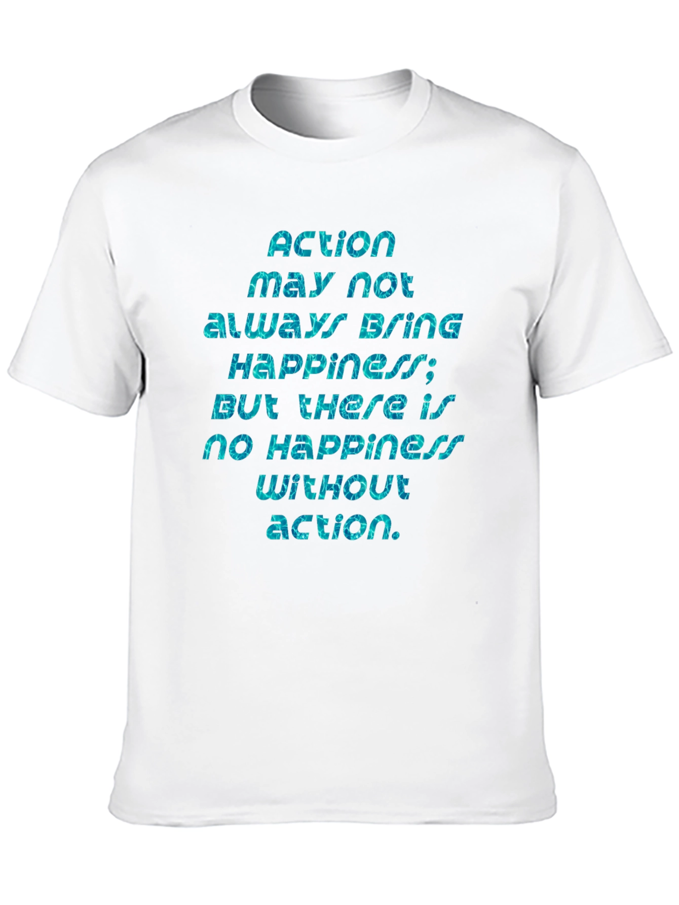 Action Happiness Mens Graphic T-Shirt