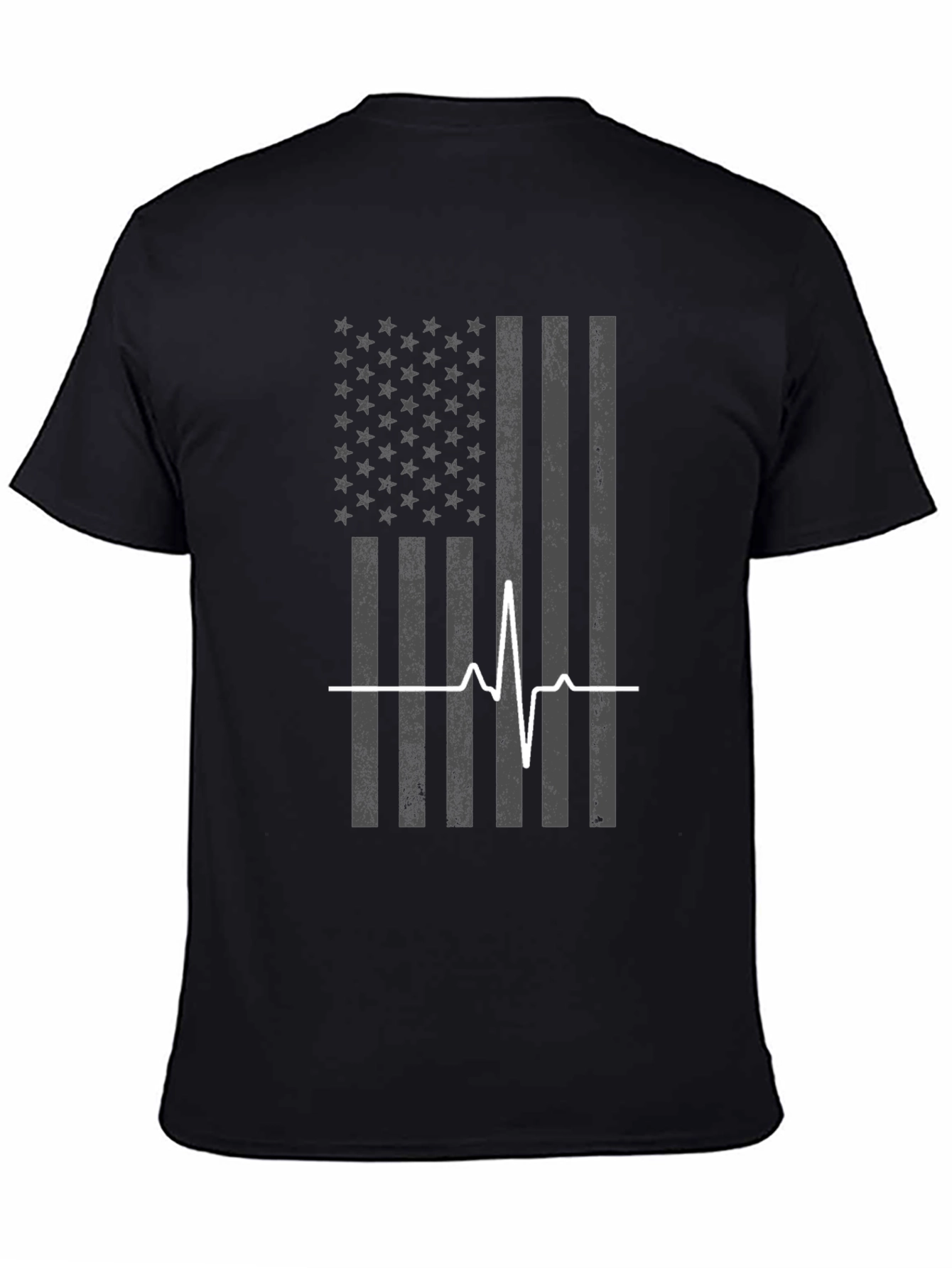 American Flag Heartbeat T-Shirt