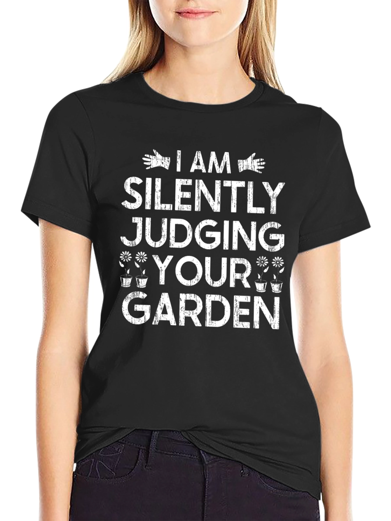 Silently Judging Your Garden Graphic Tee