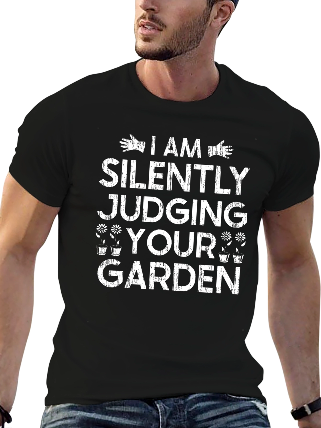 Silently Judging Your Garden Graphic Tee