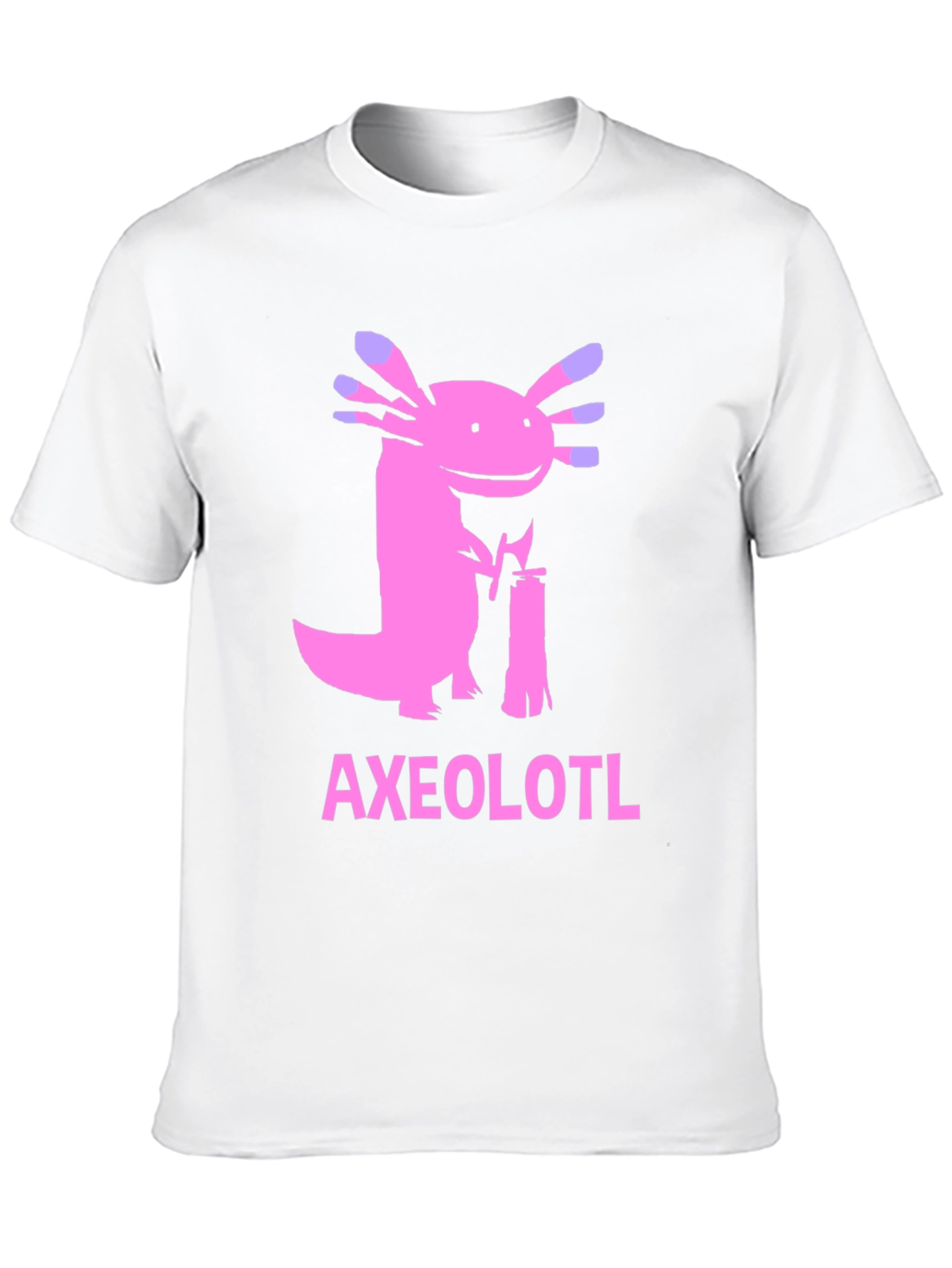 Axolotl Lumberjack T-Shirt - Funny Graphic Tee