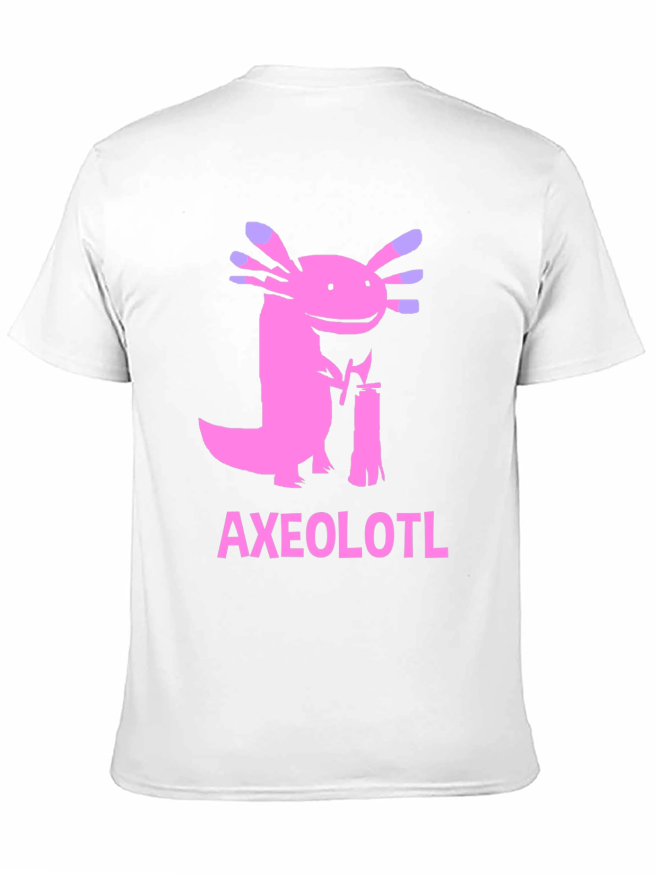 Axolotl Lumberjack T-Shirt - Funny Graphic Tee