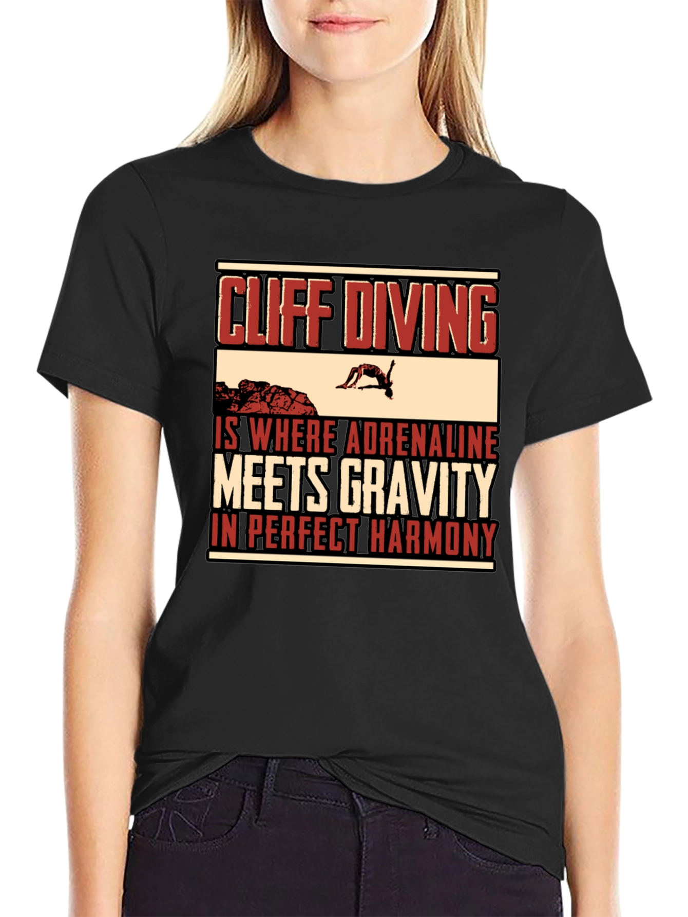 Cliff Diving Adrenaline T-Shirt