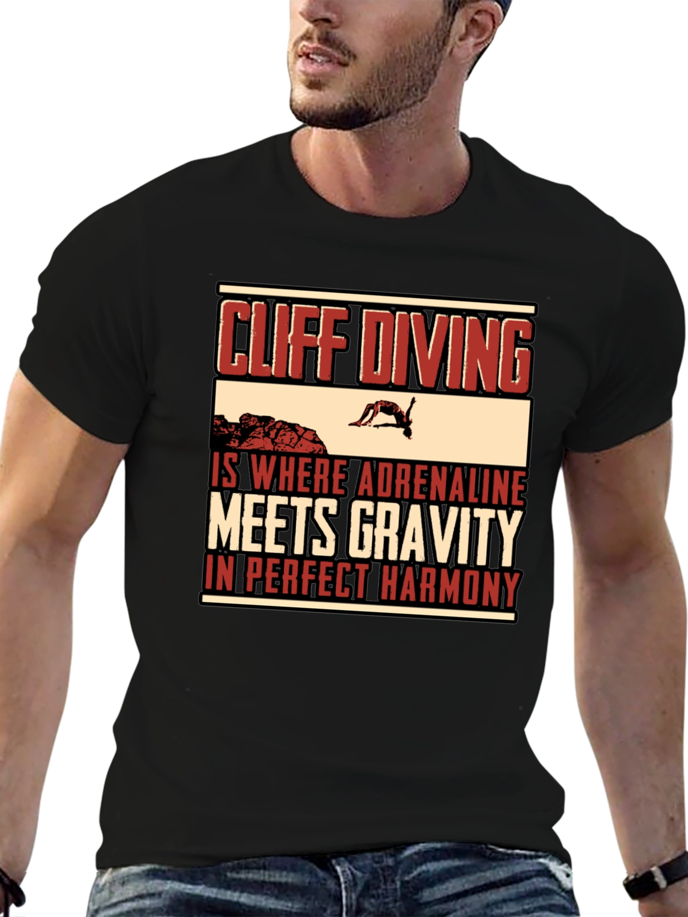 Cliff Diving Adrenaline T-Shirt