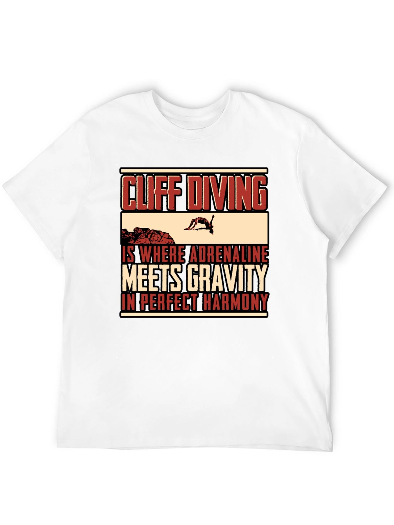 Cliff Diving Adrenaline T-Shirt