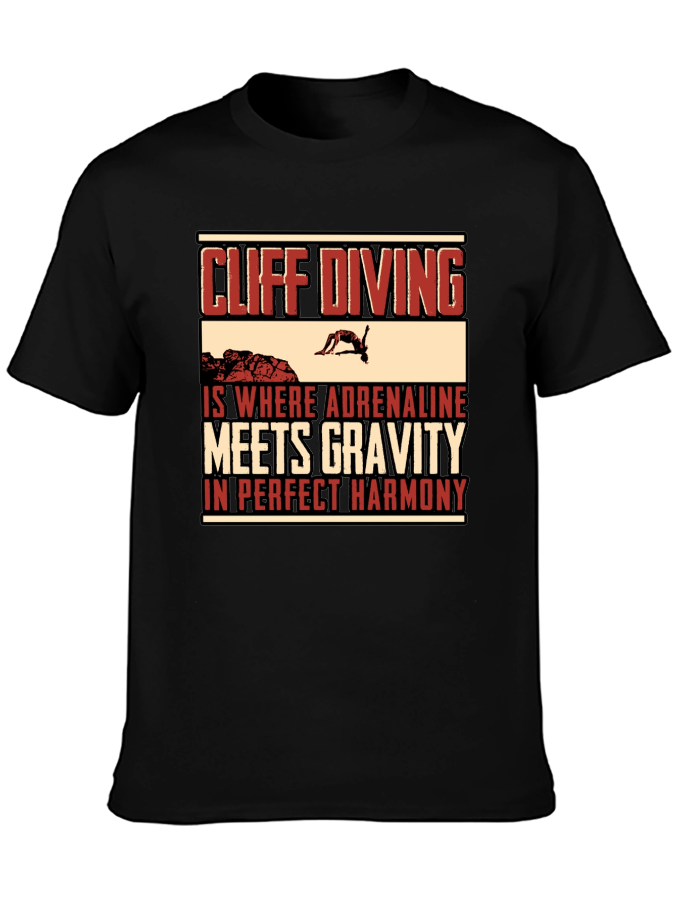 Cliff Diving Adrenaline T-Shirt