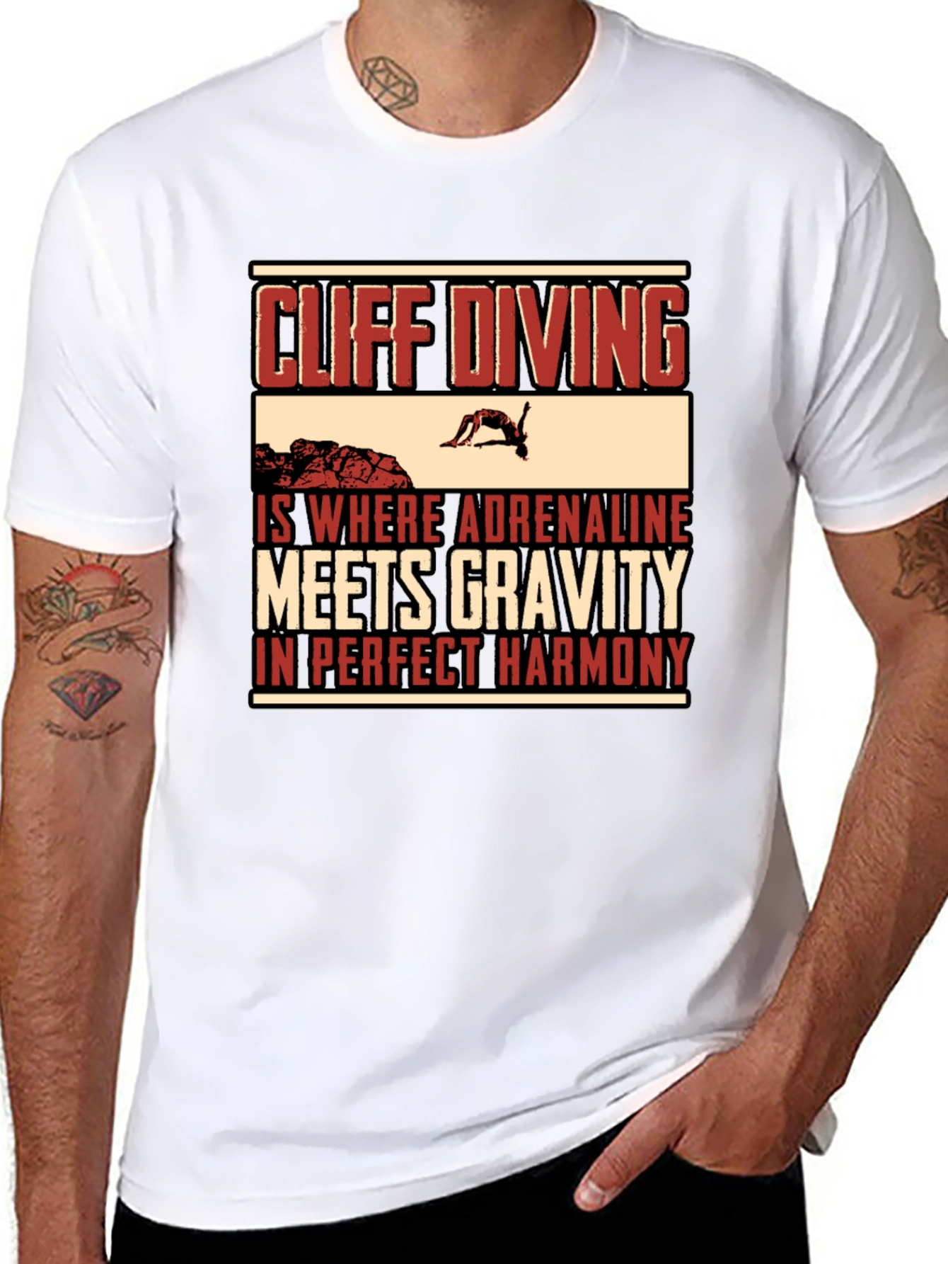 Cliff Diving Adrenaline T-Shirt