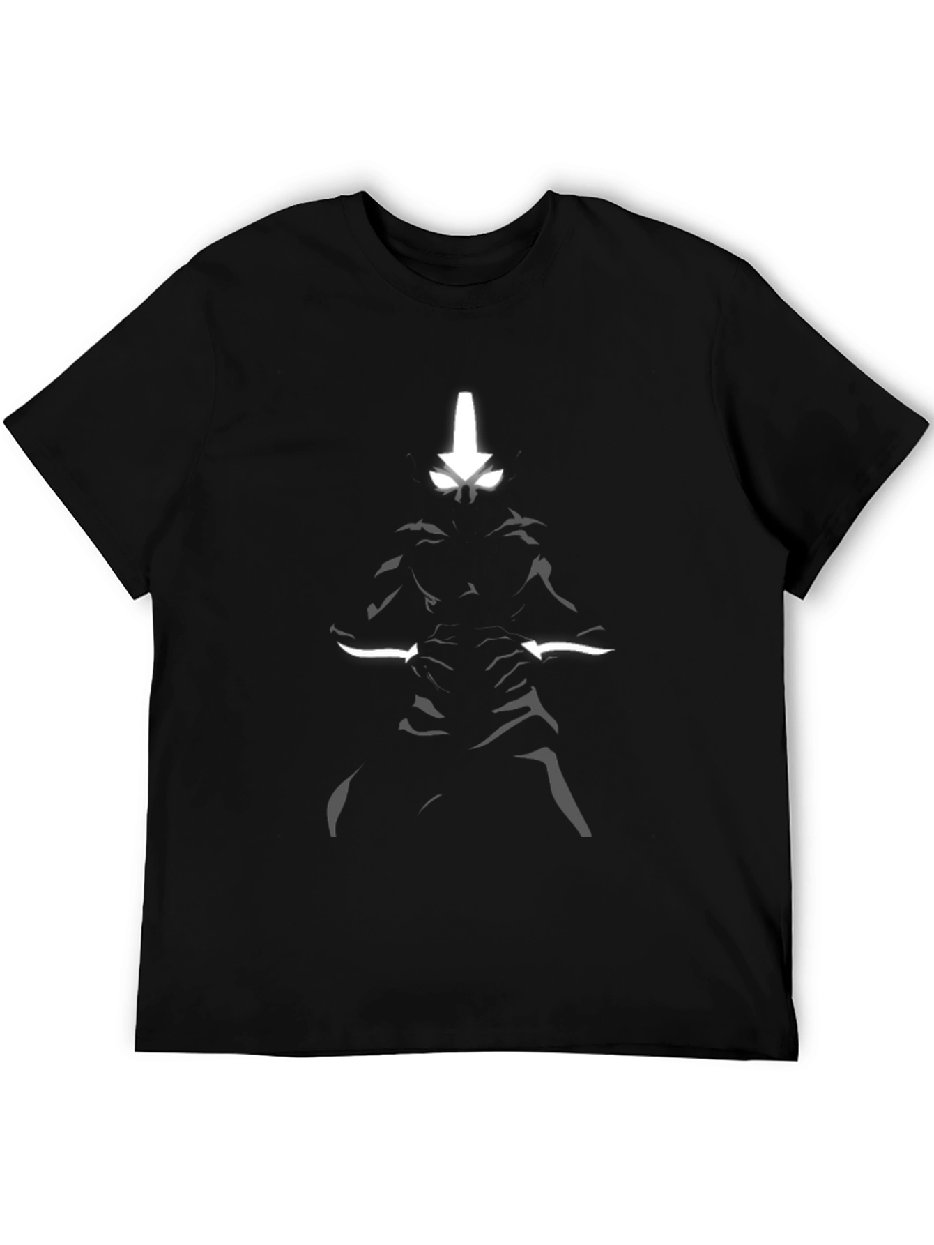 Avatar Aang Glow Black T-Shirt