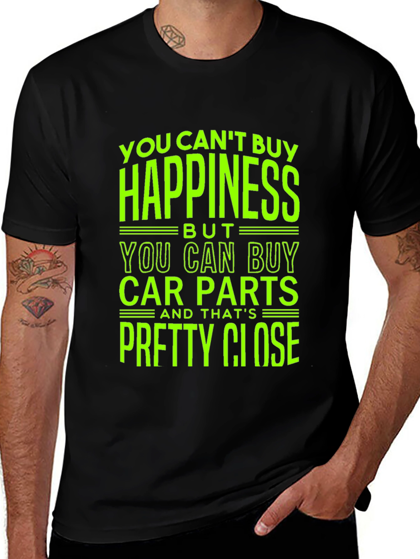 Car Parts T-Shirt - Happiness Close Enough
