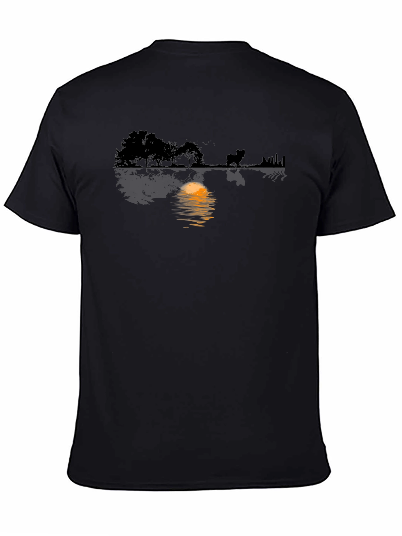 Silhouette Reflection Graphic T-Shirt