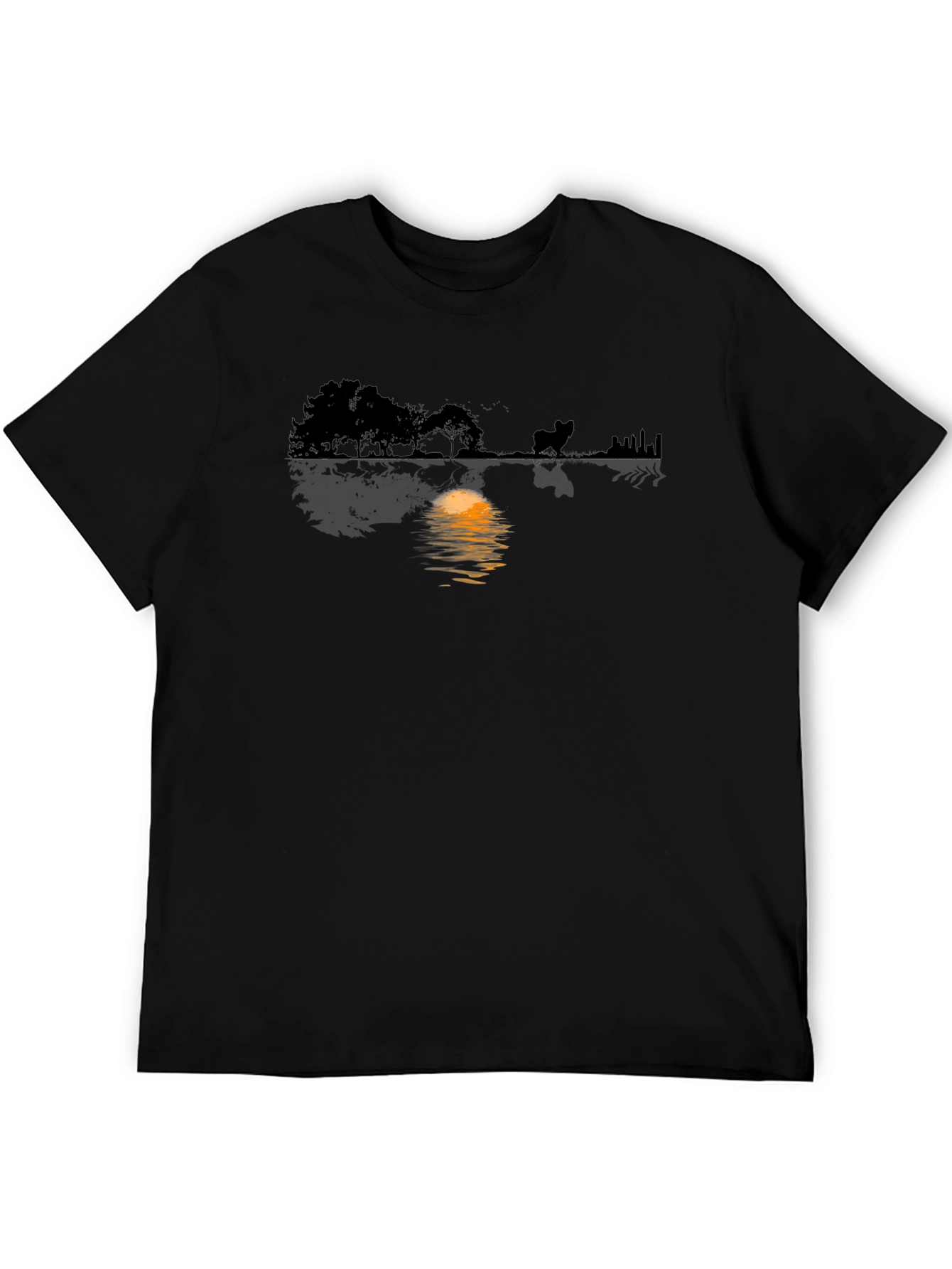 Silhouette Reflection Graphic T-Shirt