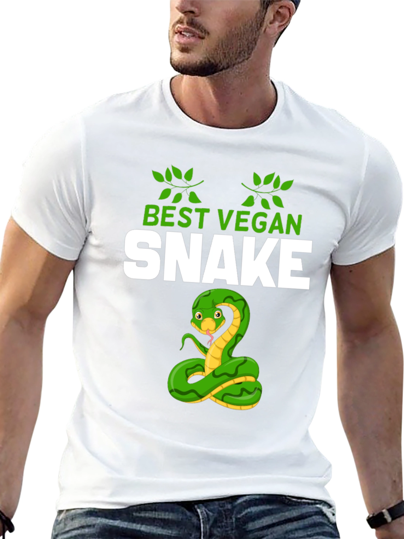 Best Vegan Snake Graphic T-Shirt