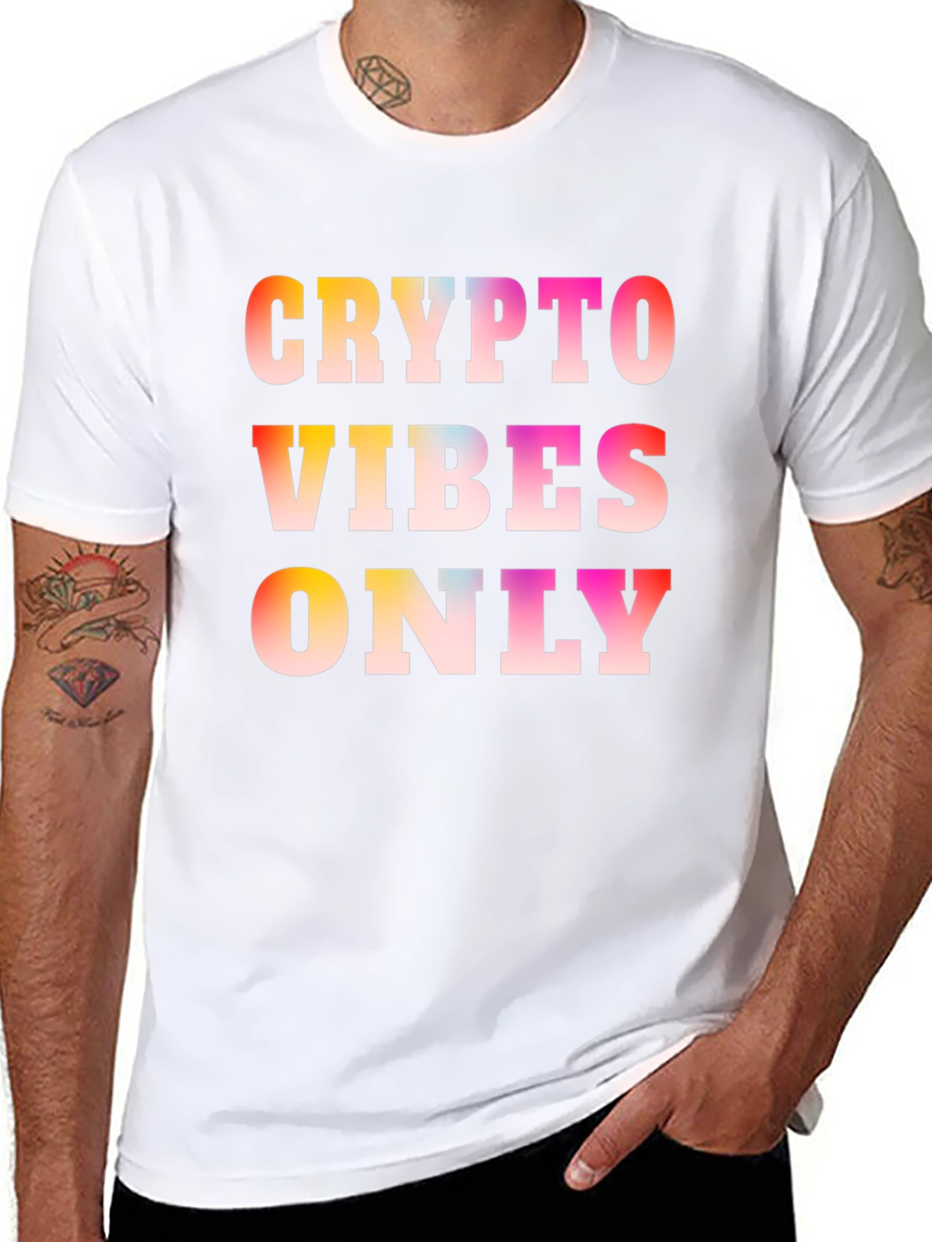Crypto Vibes Only Graphic T-Shirt