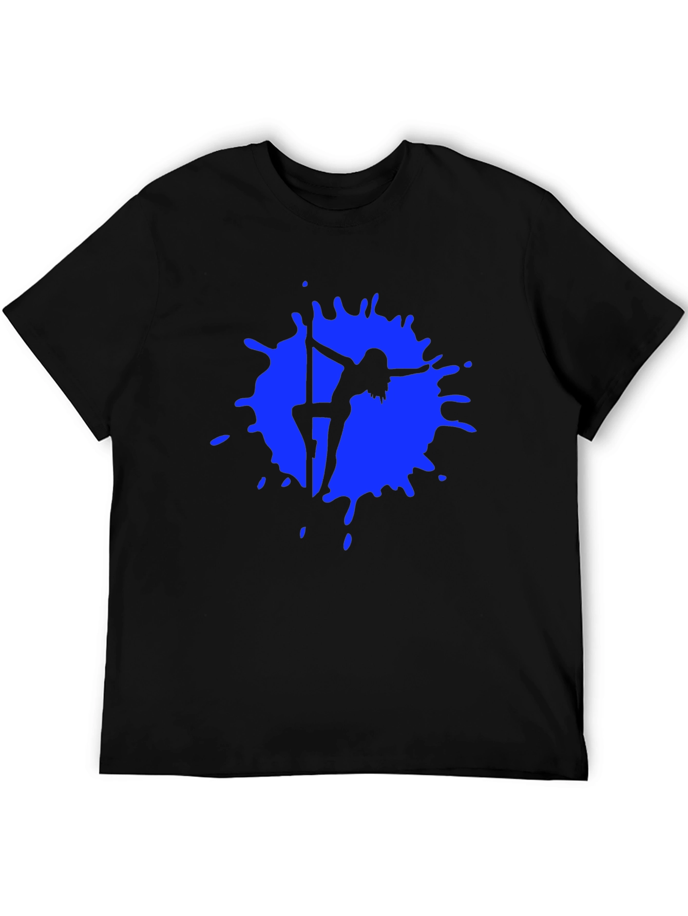 Pole Dancer Silhouette Graphic Black T-Shirt