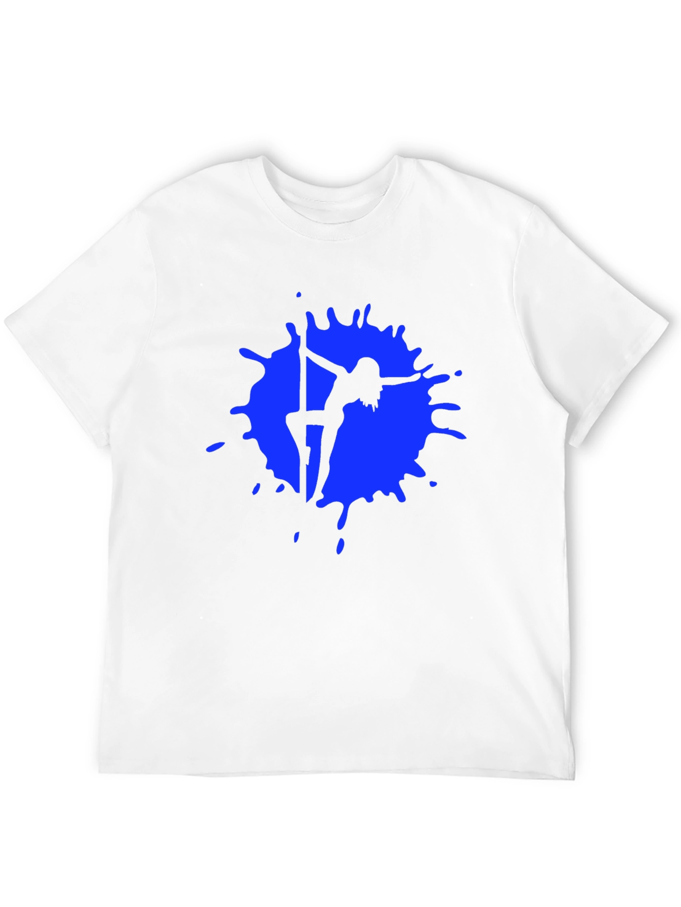 Pole Dancer Silhouette Graphic Black T-Shirt