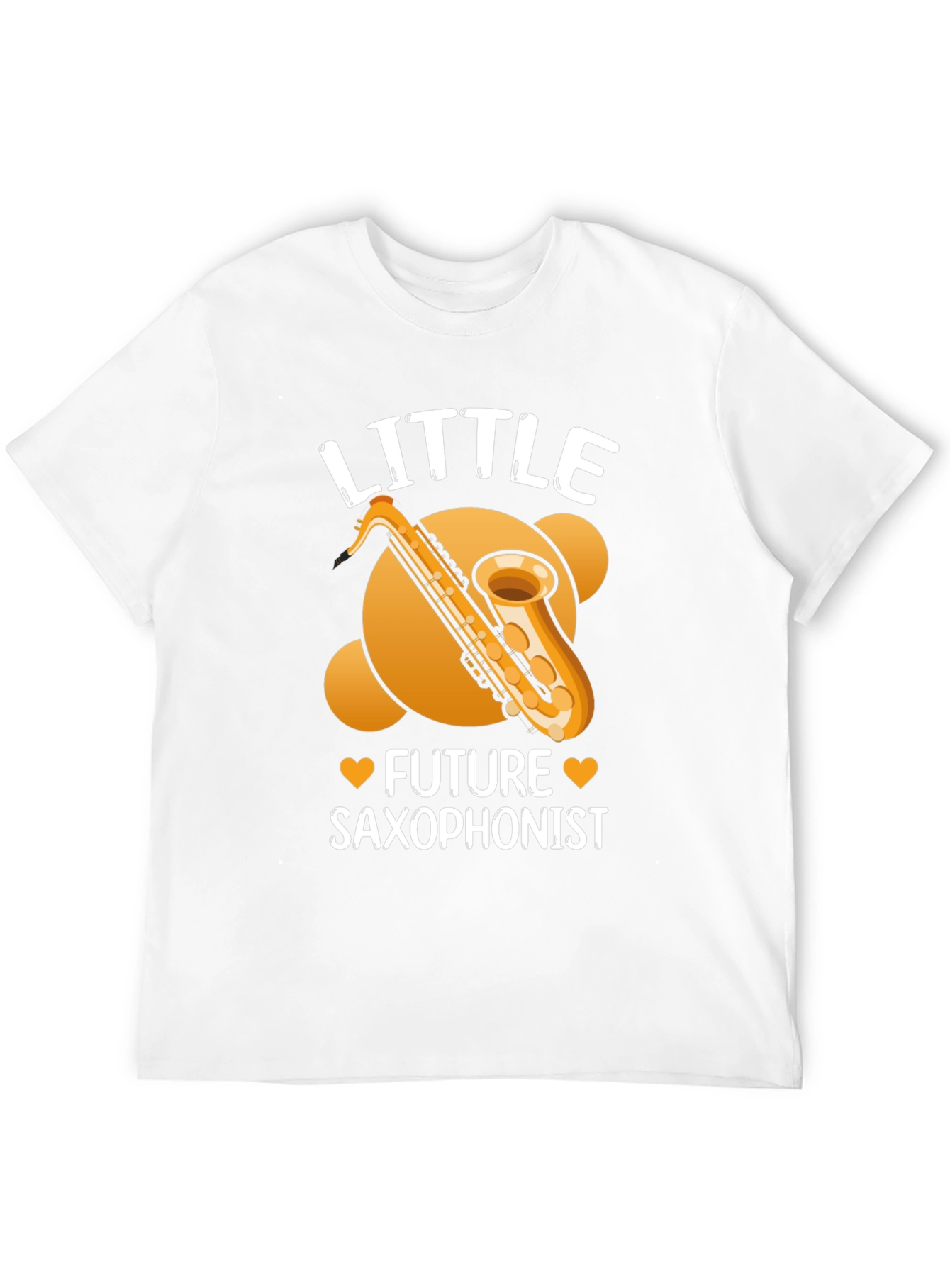 Little Future Saxophonist Black T-Shirt