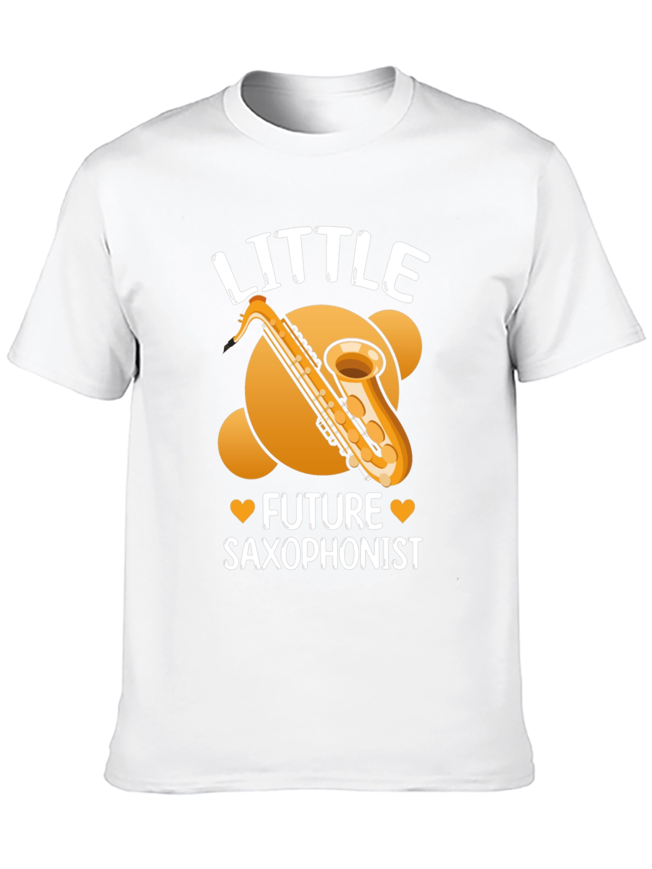 Little Future Saxophonist Black T-Shirt