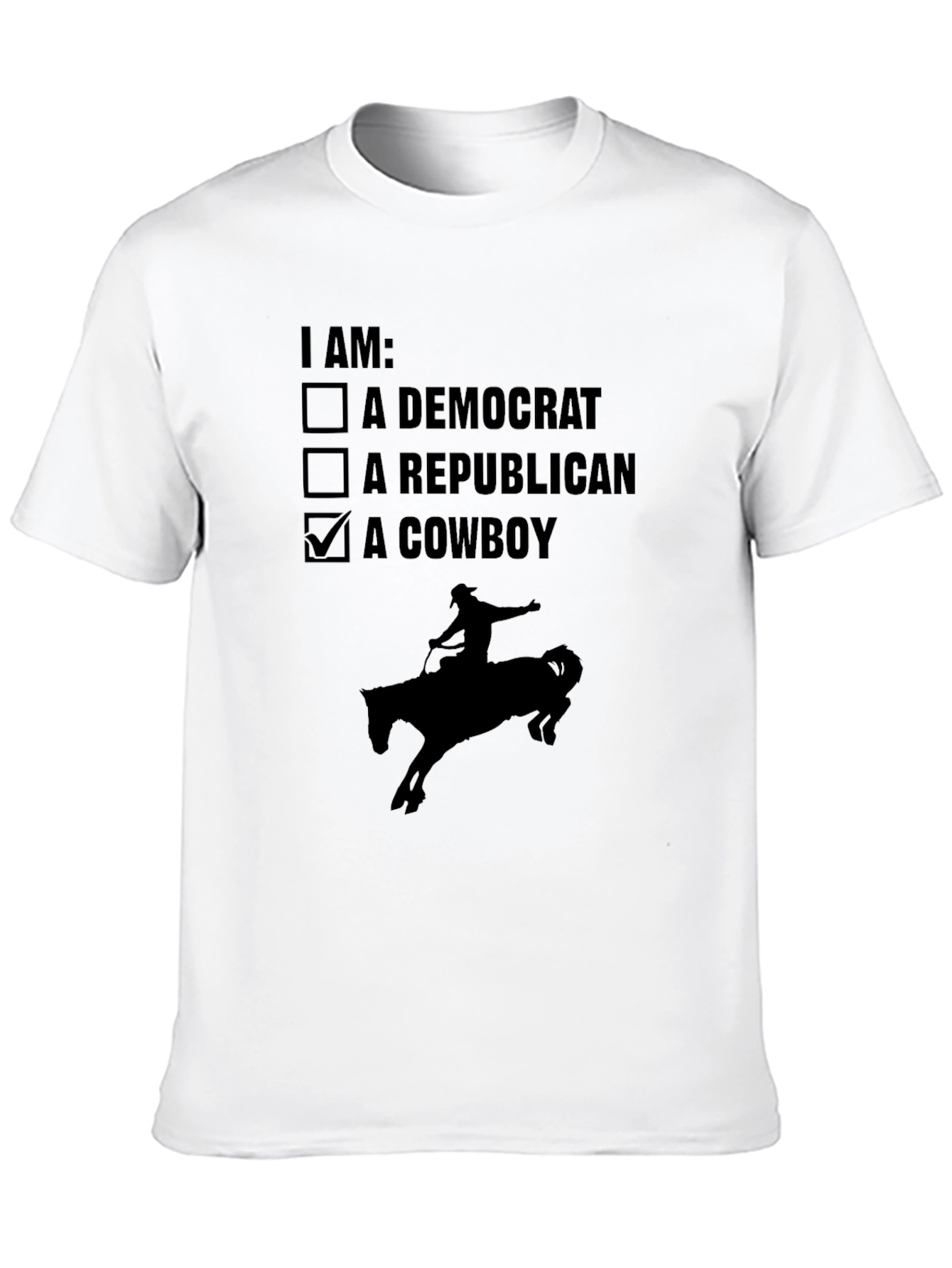 Cowboy Graphic T-Shirt - Funny Rodeo Western Tee