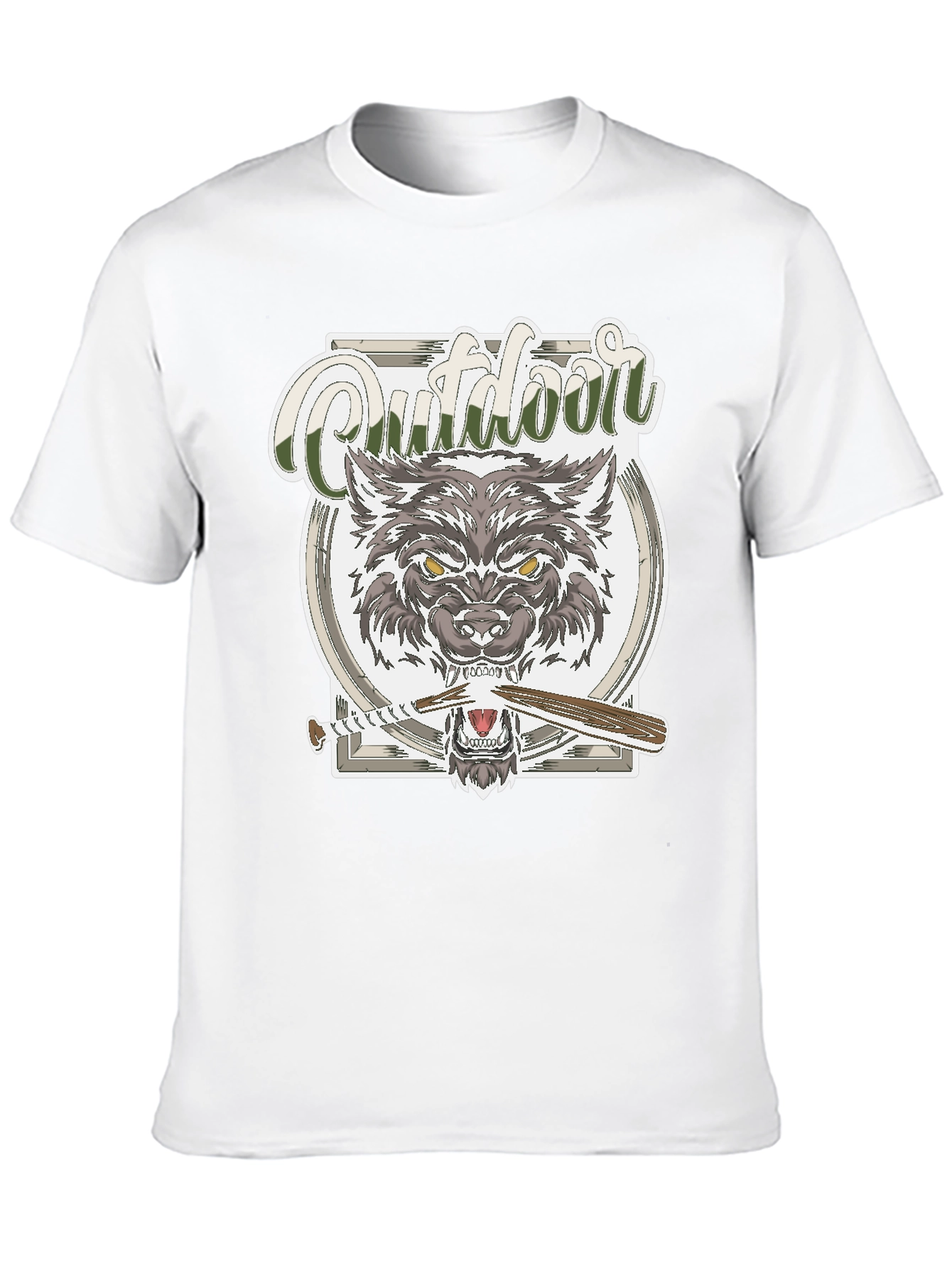 Outdoor Wolf Graphic Tee