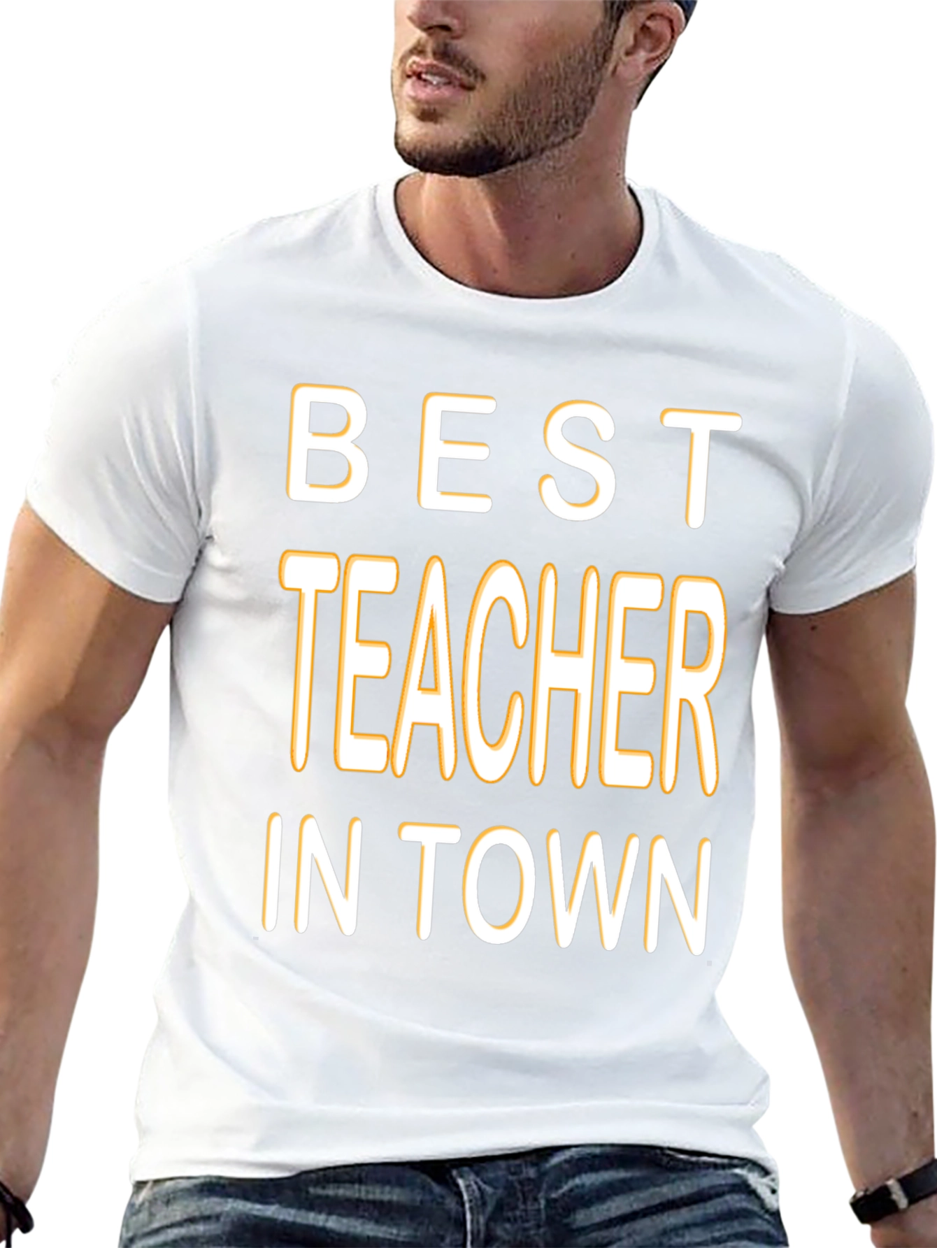 Best Teacher in Town Graphic T-Shirt